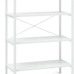 JYSK Etajeră LINDVED 4 rafturi albă
