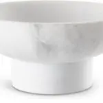 JYSK JYSK Bol decorativ BERGHEM &Oslash;12x6cm aspect marmură