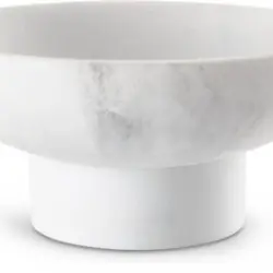 JYSK Bol decorativ BERGHEM Ø12x6cm aspect marmură