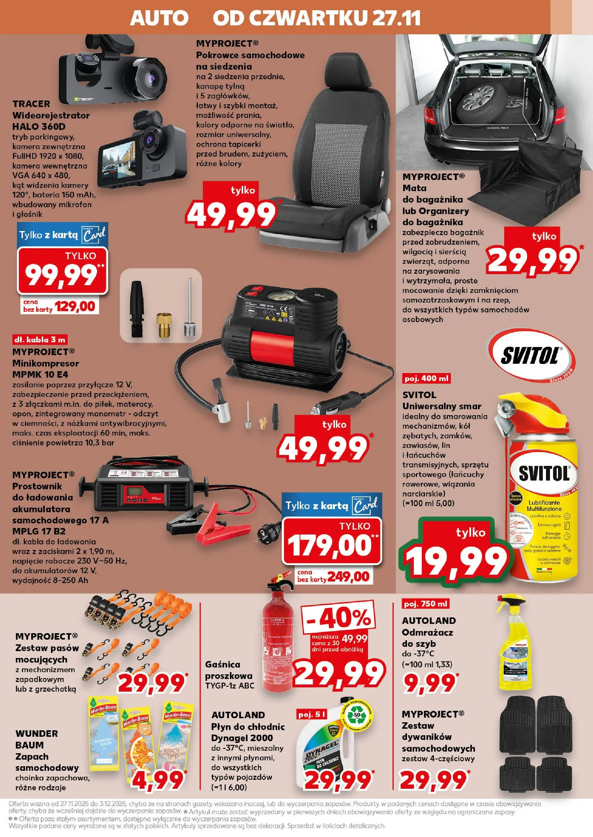 Kaufland gazetka (27.11.2025) od jutra ✳️ BLACK FRIDAY | Strona: 5 | Produkty: Choinka, Głośnik, Prostownik, Zapach
