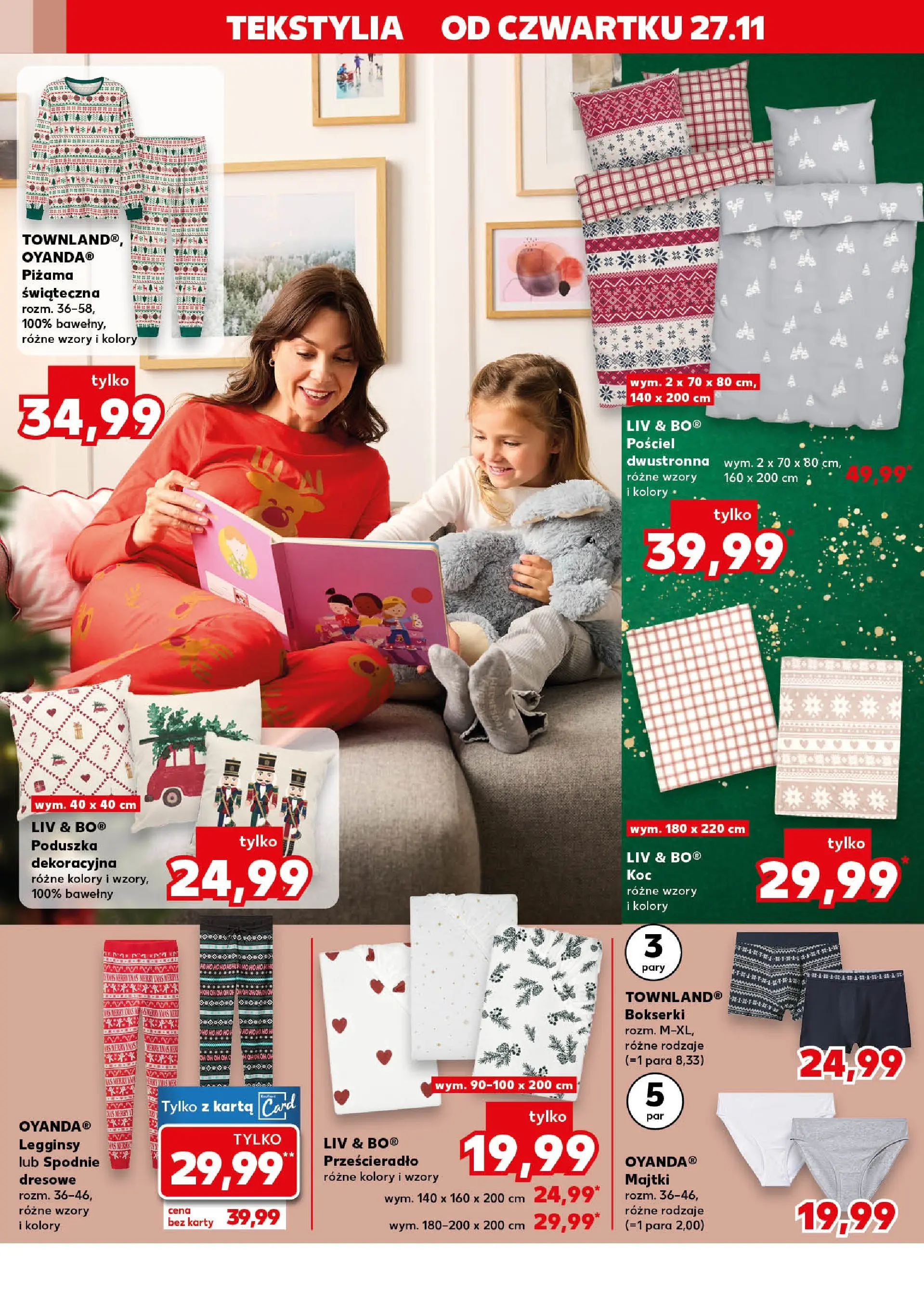 Kaufland gazetka (27.11.2025) od jutra ✳️ BLACK FRIDAY | Strona: 8 | Produkty: Karta, Spodnie, Majtki, Legginsy