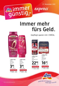 dm drogerie markt - dm: Journal Express ab 26.11.2025 gültig