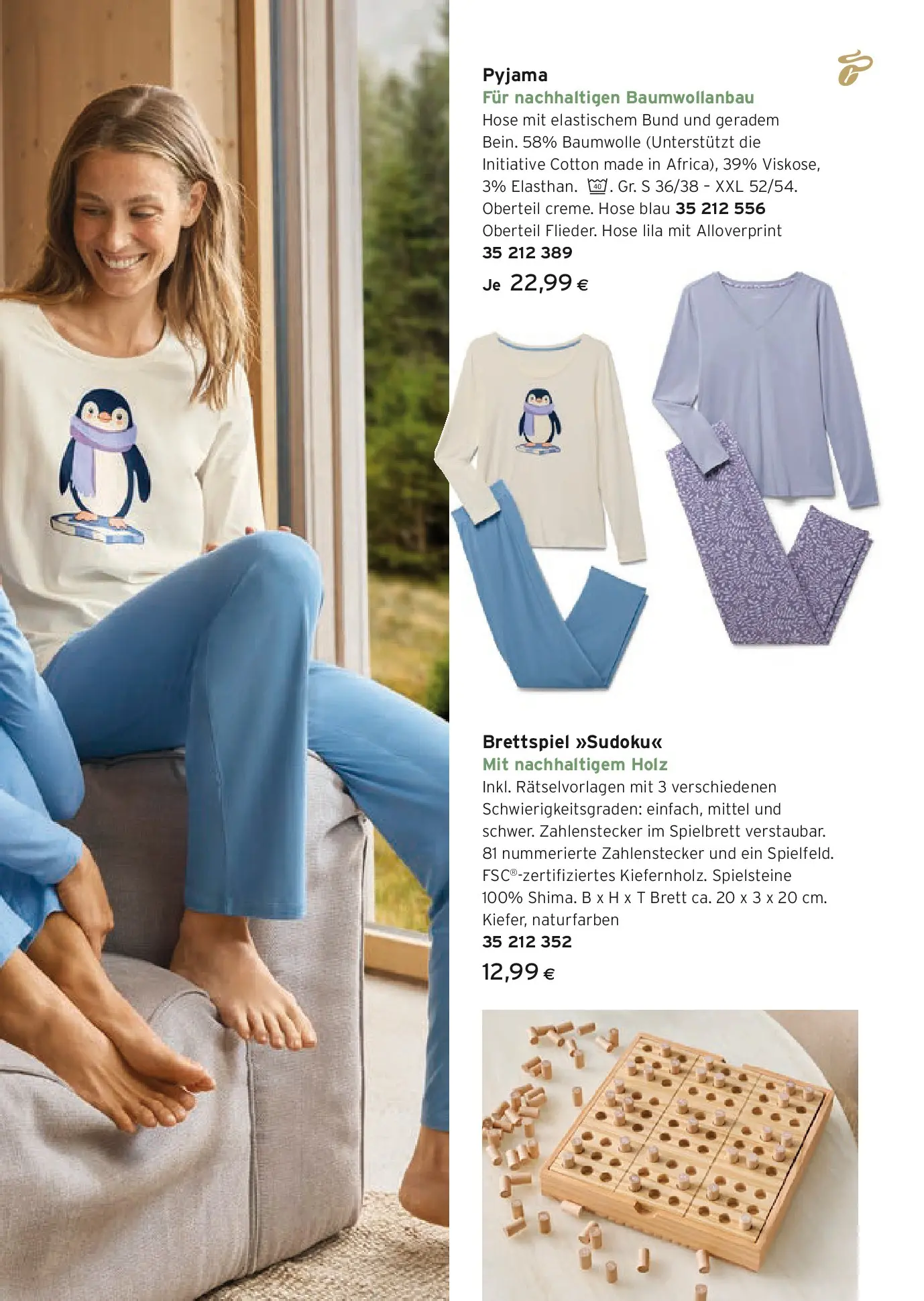 Tchibo Eduscho - Tchibo: Wohlfühl-Highlights & Co. von 03.12.2025 - Aktuelle Angebote | Seite: 10 | Produkte: Hose, Pyjama