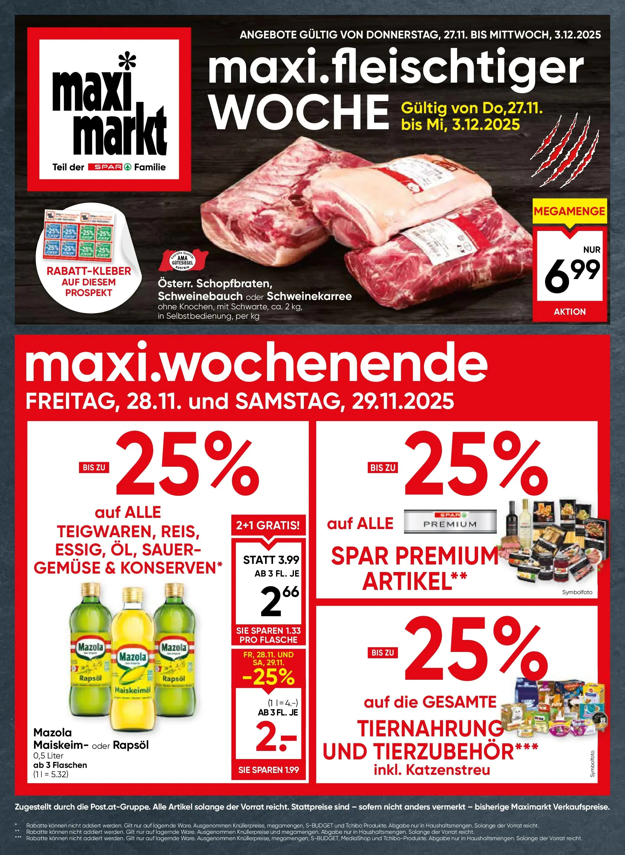 Maximarkt Vöcklabruck, Wels von 27.11.2025 - Aktuelle Angebote | Seite: 1 | Produkte: Gemüse