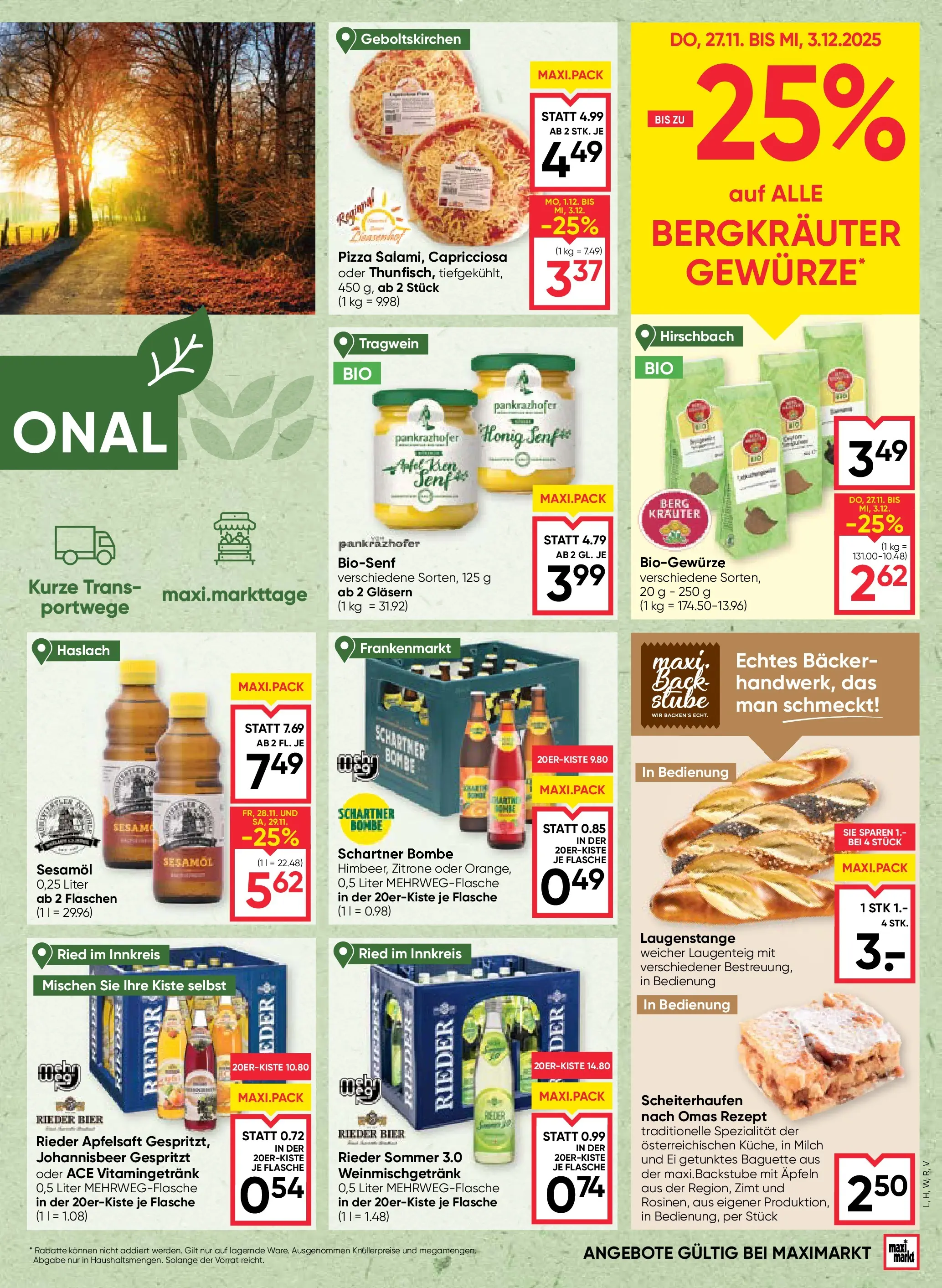 Maximarkt Vöcklabruck, Wels von 27.11.2025 - Aktuelle Angebote | Seite: 9 | Produkte: Zitrone, Planche de surf, Milch, Pizza