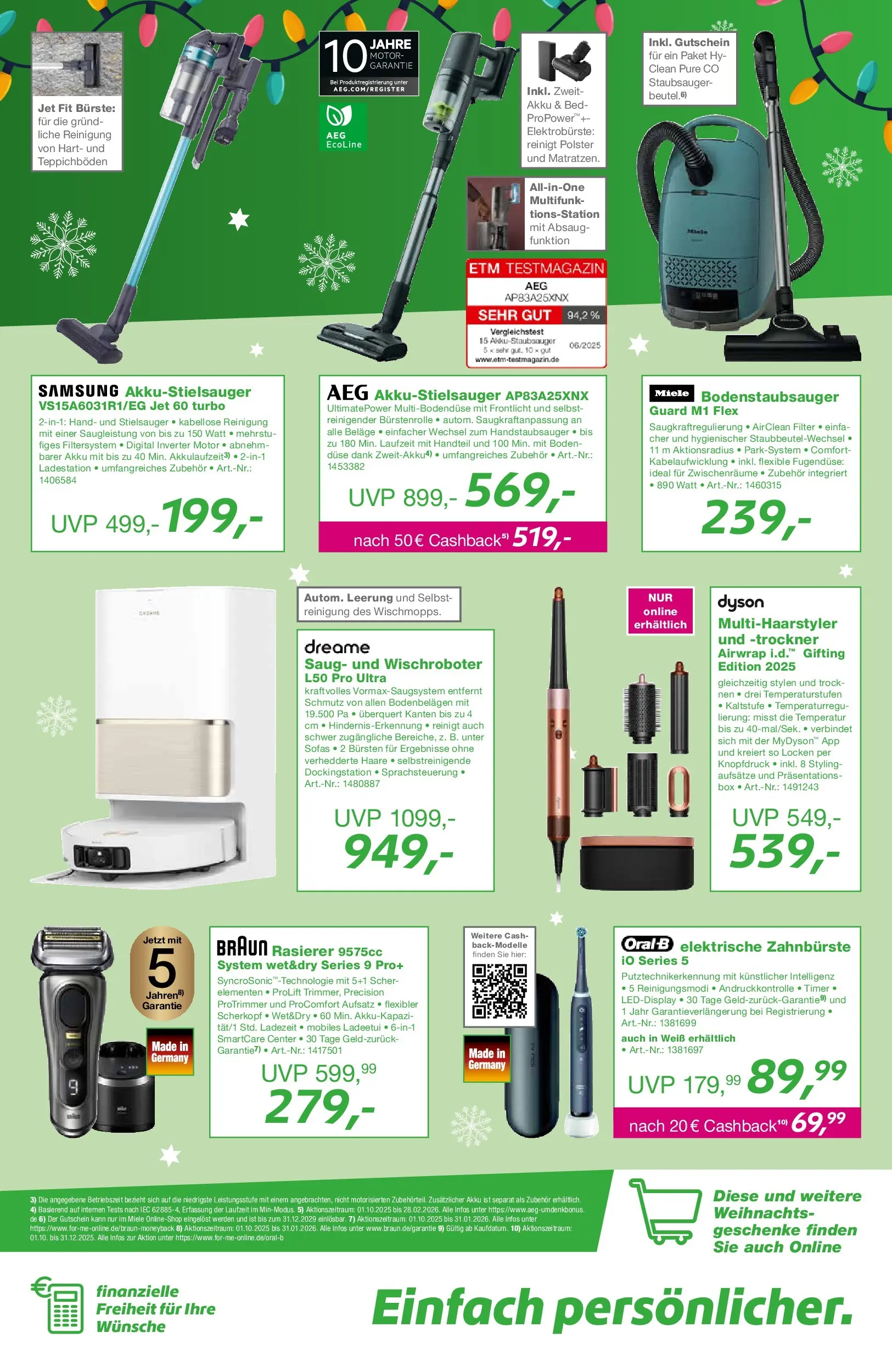 Entdecke - EP: Angebote (ab 27.11.2025) zum Blättern | Seite: 3 | Produkte: Miele, Dyson, Elektrische zahnbürste, Bürste