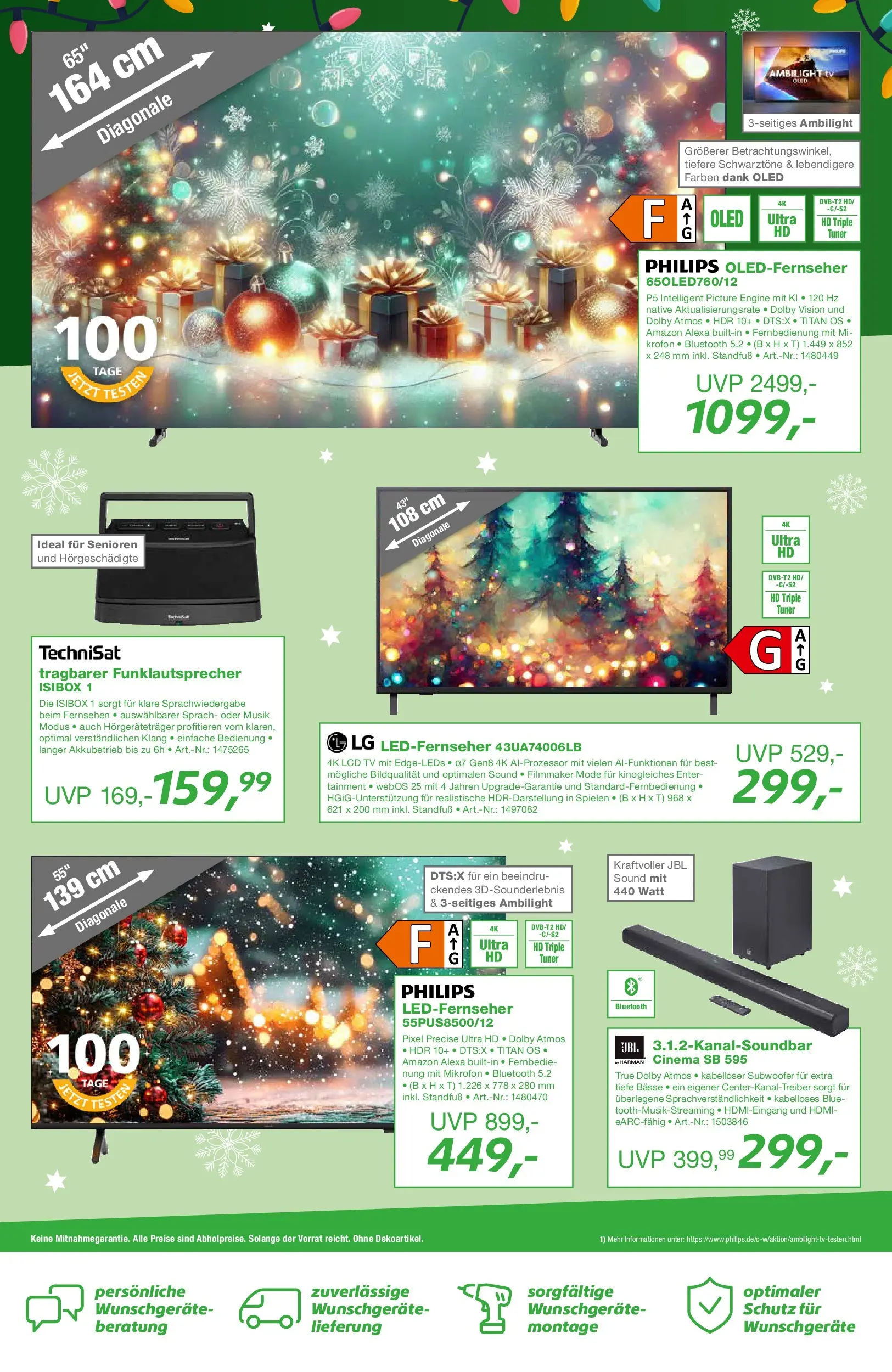 Entdecke - EP: Angebote (ab 27.11.2025) zum Blättern | Seite: 8 | Produkte: Philips, Fernsehen, TV