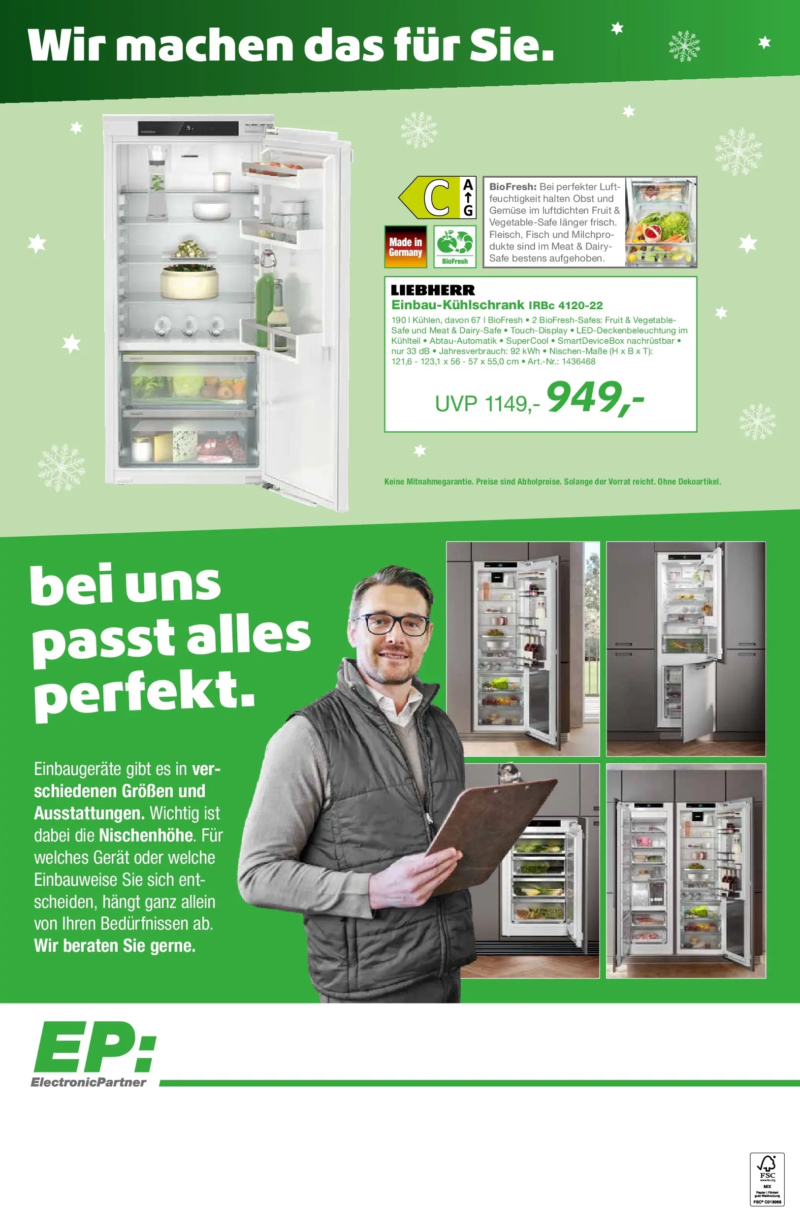 Entdecke - EP: Angebote (ab 27.11.2025) zum Blättern | Seite: 12 | Produkte: Liebherr, Fisch, Gemüse, Obst