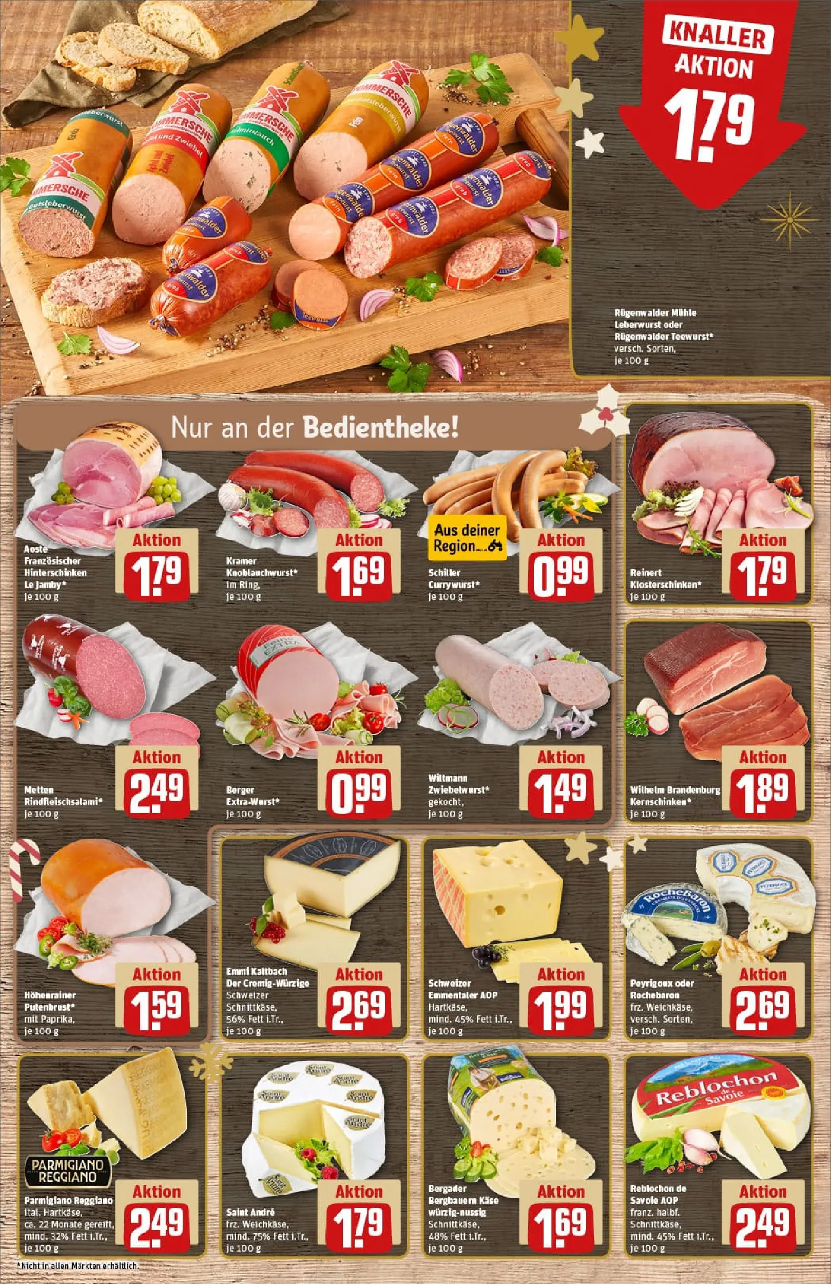 REWE Prospekt ab 01.12.2025 zum Blättern » Angebote | Seite: 9 | Produkte: Mühle, Käse, Salami