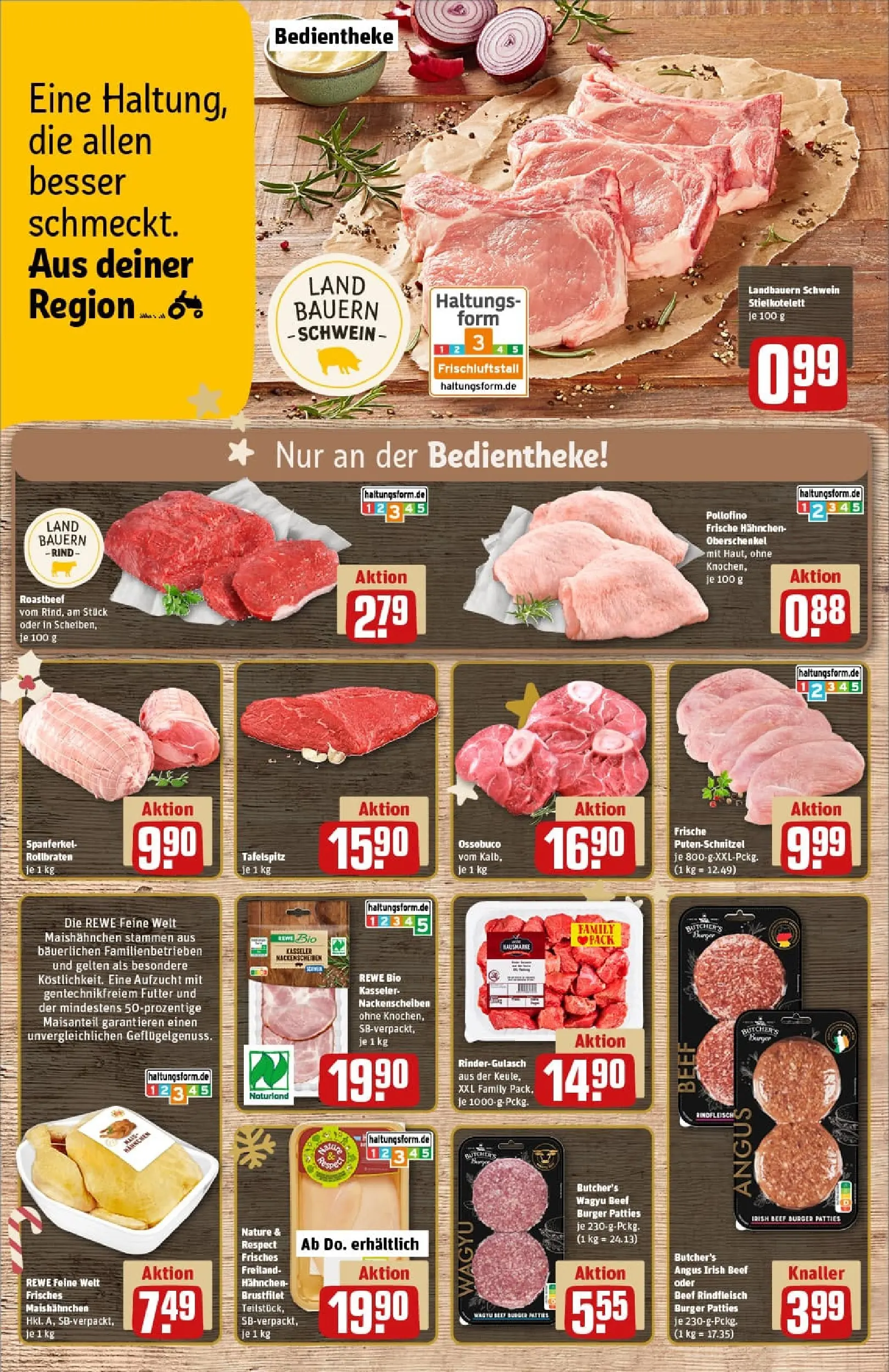 REWE Prospekt ab 01.12.2025 zum Blättern » Angebote | Seite: 10 | Produkte: Orchidee, Kohlrabi, Mango, Saft