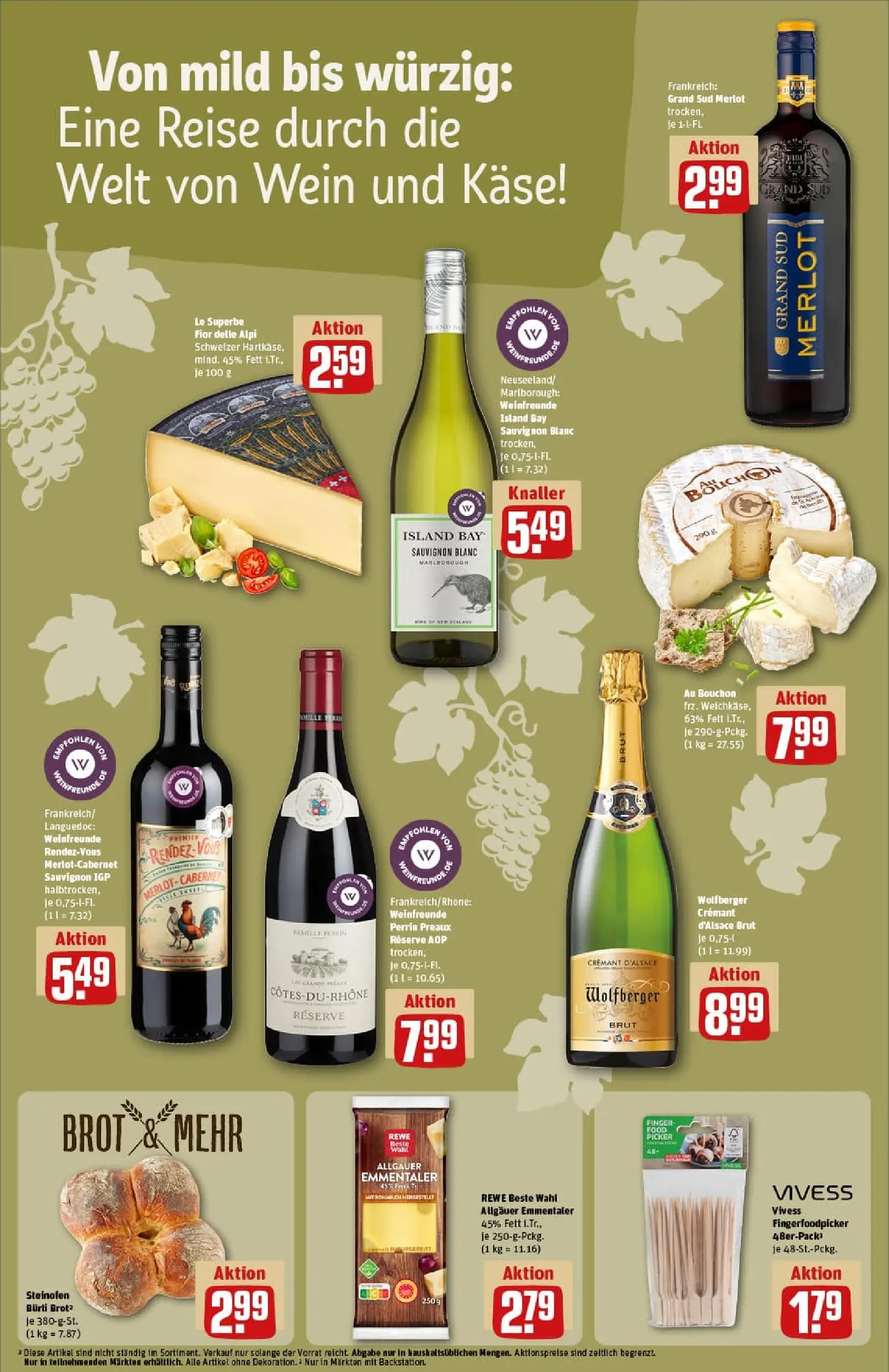 REWE Prospekt ab 01.12.2025 zum Blättern » Angebote | Seite: 20 | Produkte: Whisky, Limoncello, Brot, Wodka