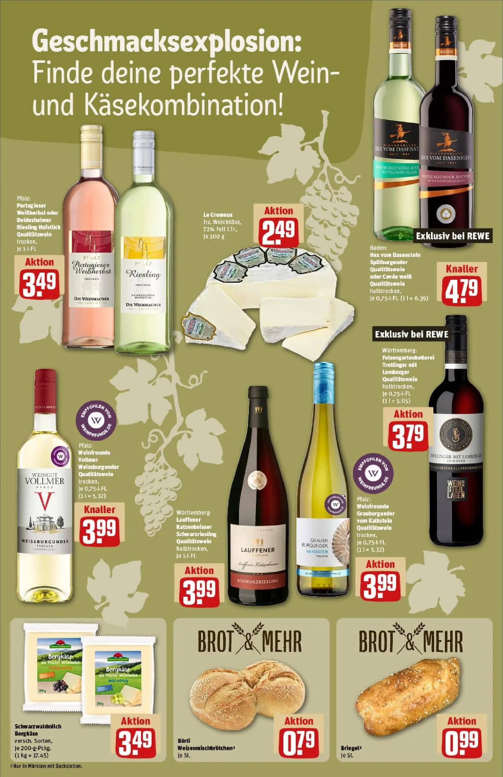 REWE Prospekt ab 01.12.2025 zum Blättern » Angebote | Seite: 21 | Produkte: Granatapfel, Sekt, Prosecco, Raclette