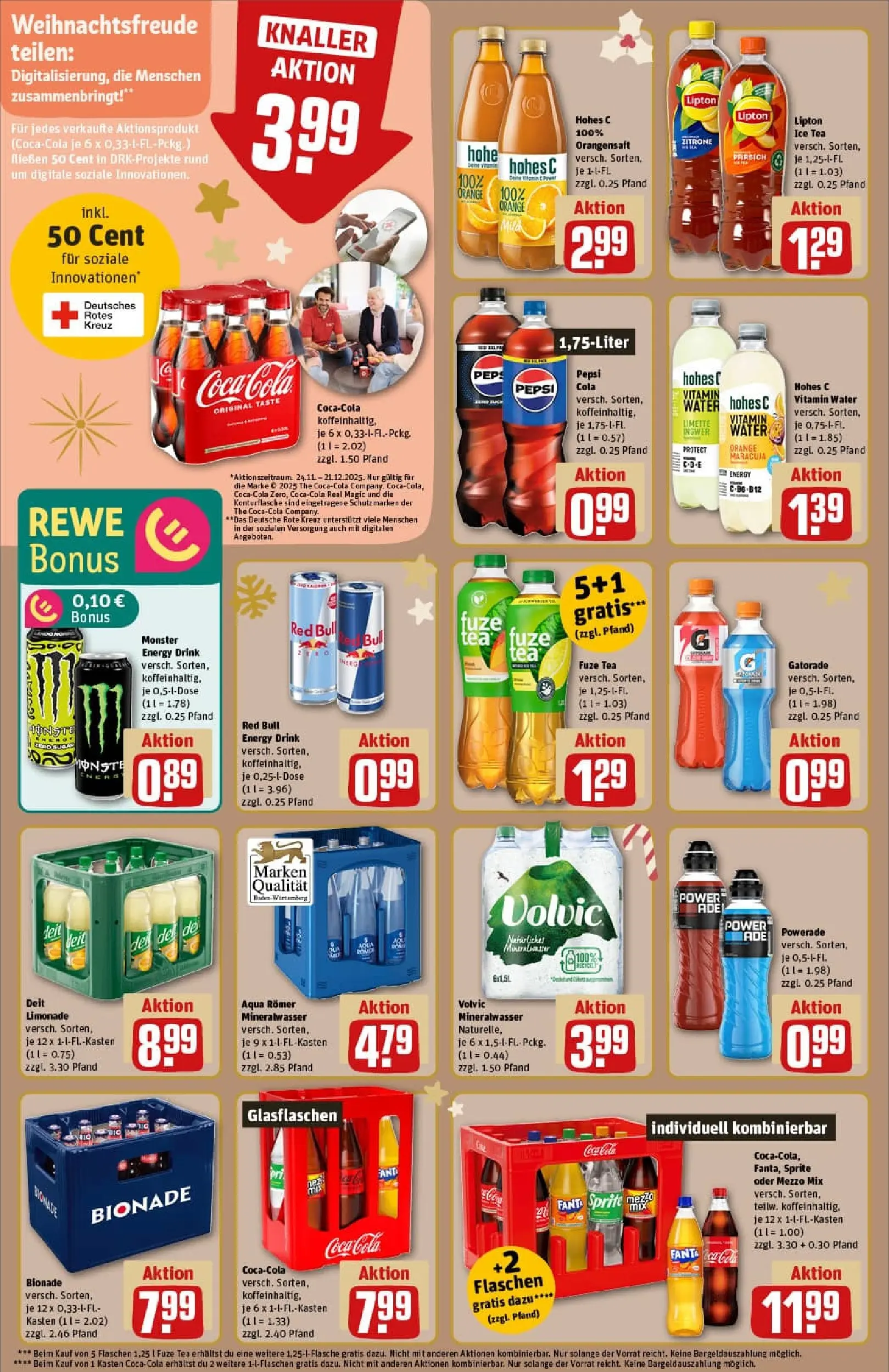 REWE Prospekt ab 01.12.2025 zum Blättern » Angebote | Seite: 24 | Produkte: Whisky, Furst von metternich, Sekt, Vodka