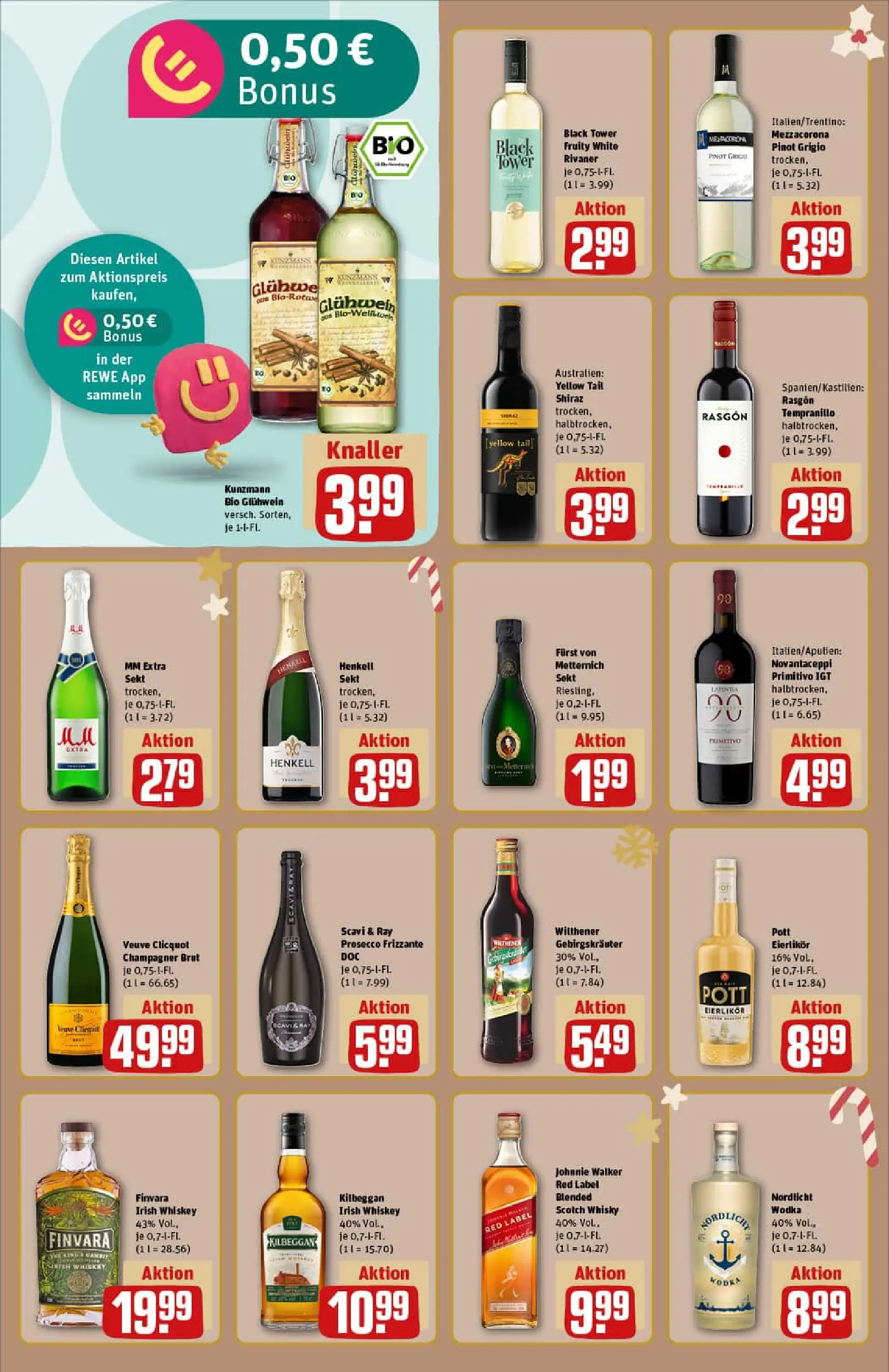 REWE Prospekt ab 01.12.2025 zum Blättern » Angebote | Seite: 20 | Produkte: Whisky, Wilthener gebirgskrauter, Wodka, Johnnie walker