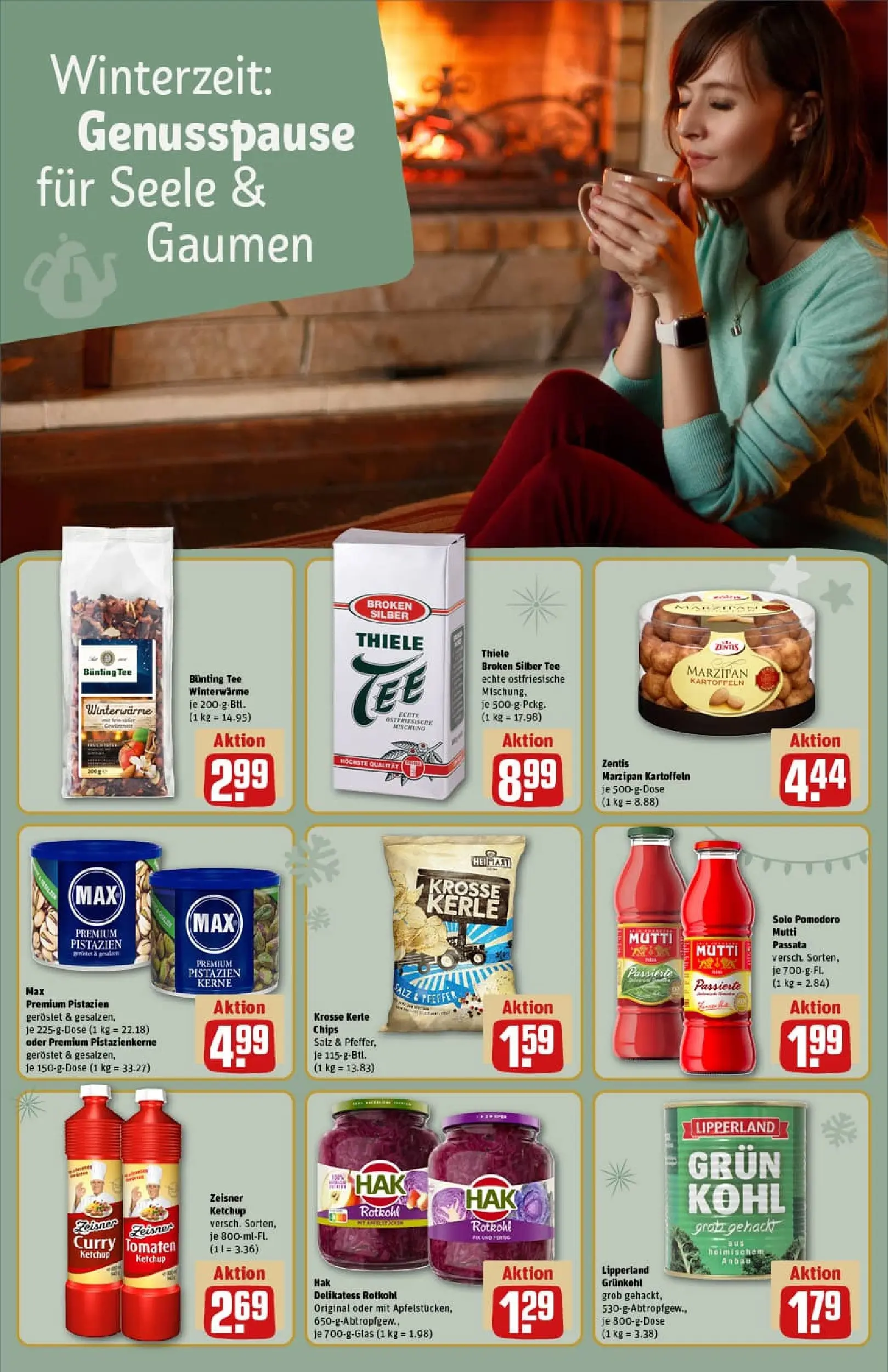 REWE Prospekt ab 01.12.2025 zum Blättern » Angebote | Seite: 18 | Produkte: YFood, Kartoffeln, Alpro, Kuchen