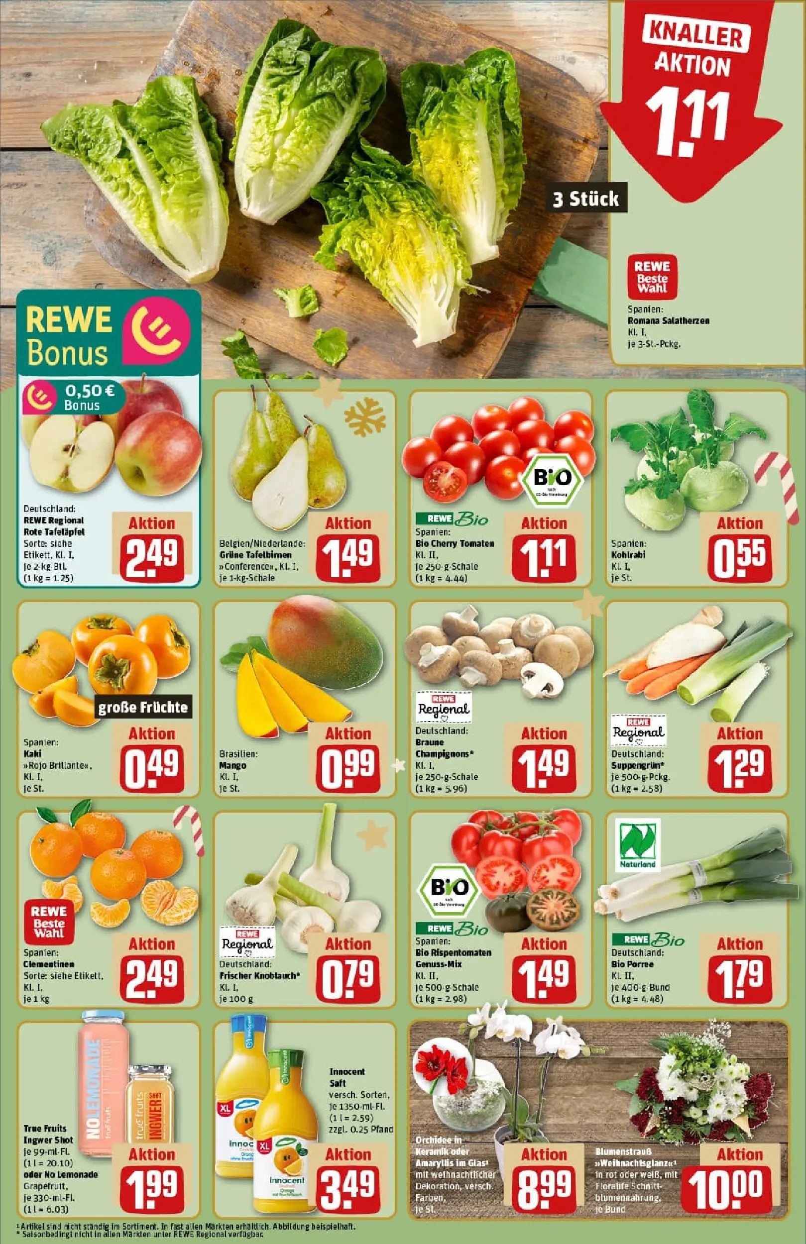 REWE Prospekt ab 01.12.2025 zum Blättern » Angebote | Seite: 14 | Produkte: Butterschmalz, Ehrmann grand dessert, Paprika, Deli reform