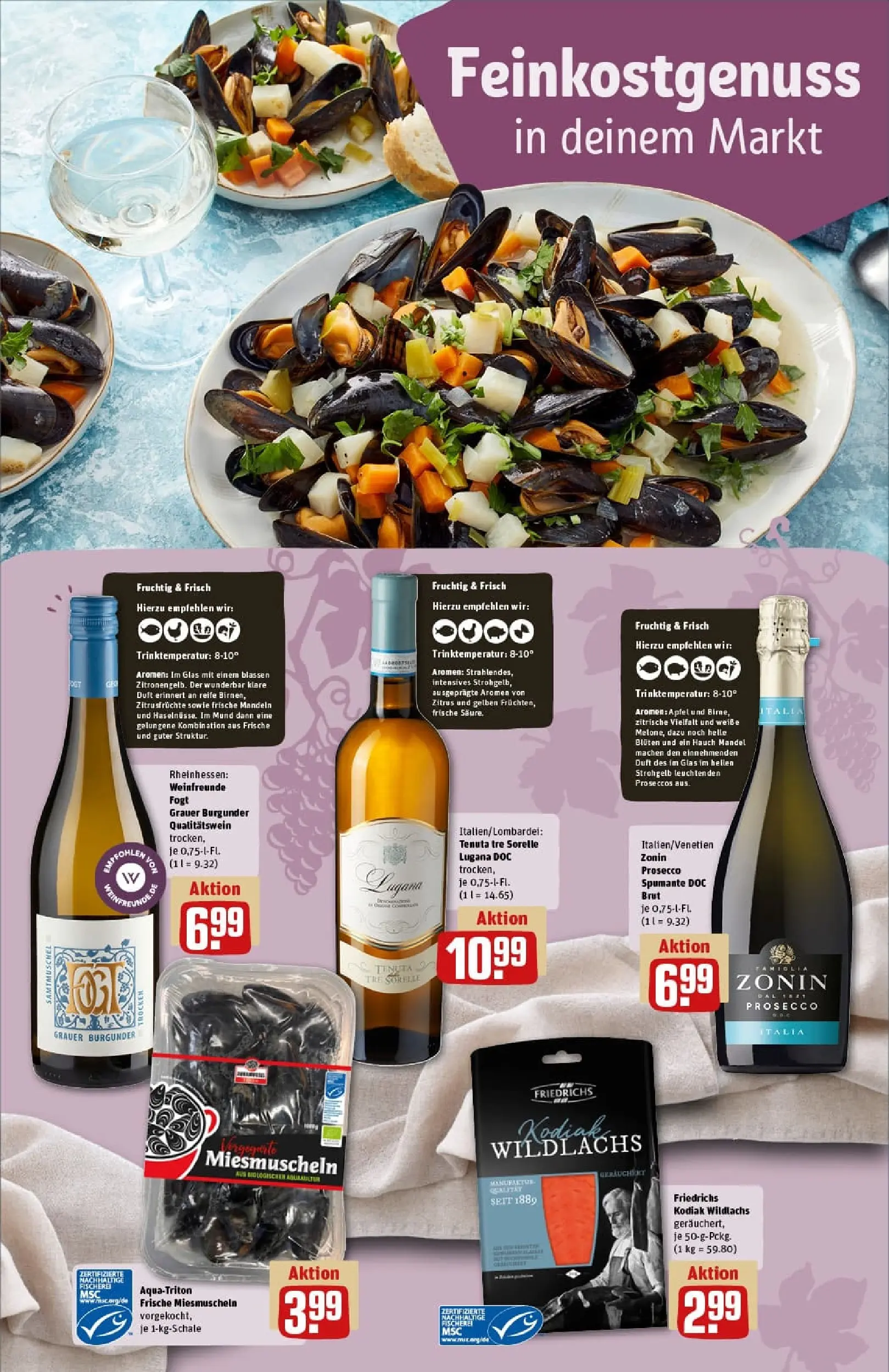 REWE Prospekt ab 01.12.2025 zum Blättern » Angebote | Seite: 18 | Produkte: Freixenet, Weißwein, Mandeln, Kirschen