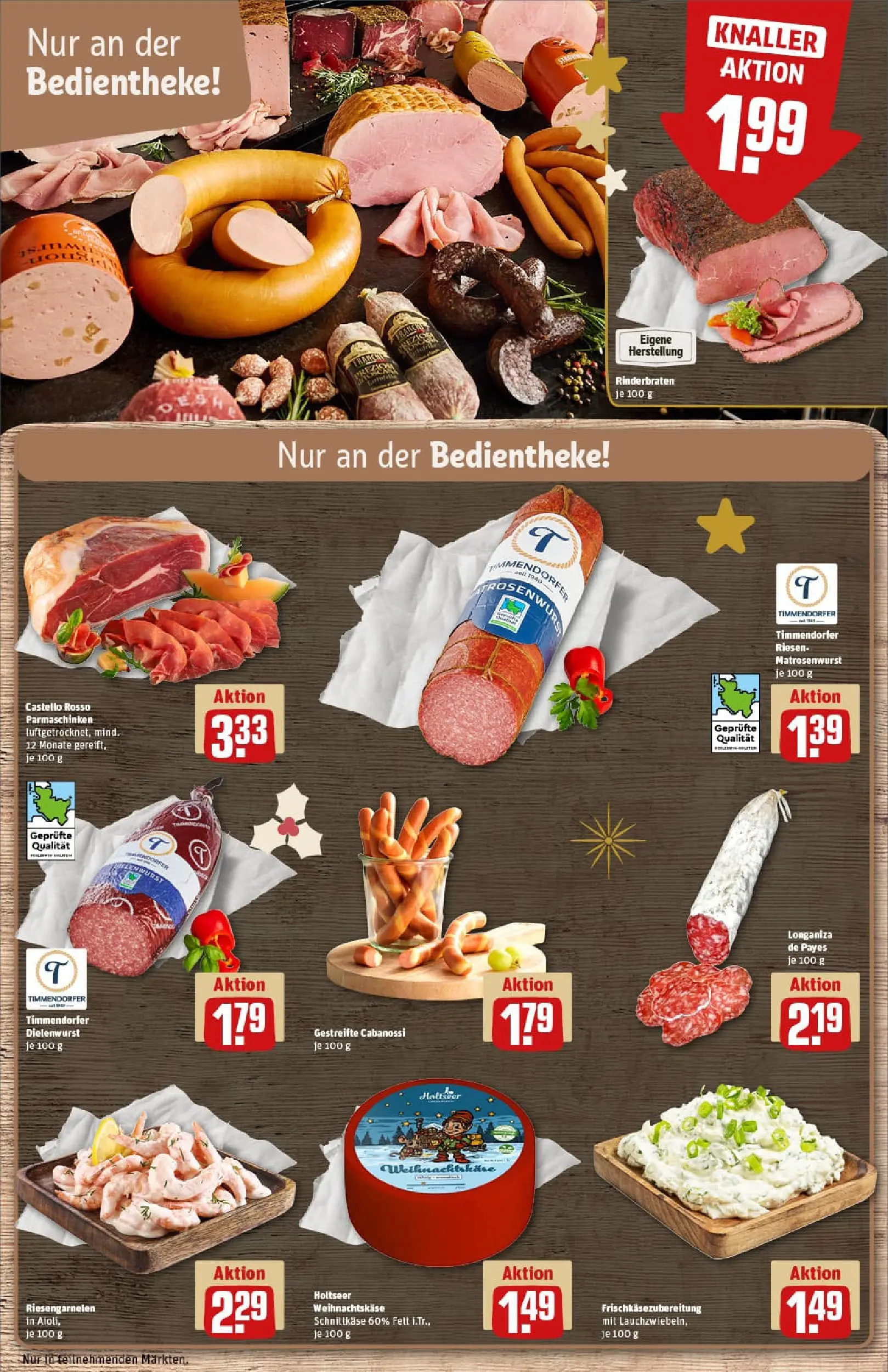 REWE Prospekt ab 01.12.2025 zum Blättern » Angebote | Seite: 13 | Produkte: Rinderbraten