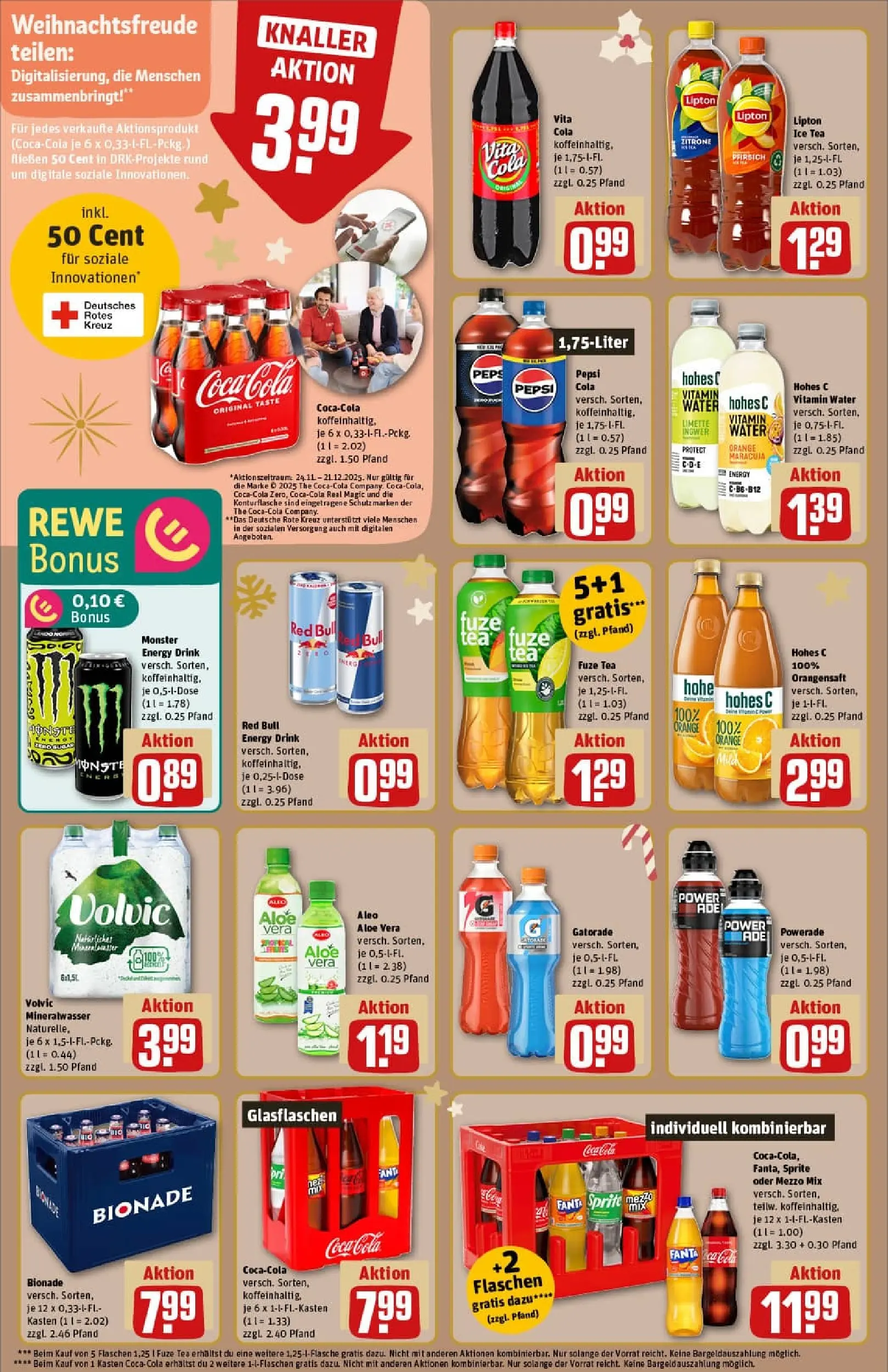 REWE Prospekt ab 01.12.2025 zum Blättern » Angebote | Seite: 18 | Produkte: Whisky, Furst von metternich, Prosecco, Johnnie walker