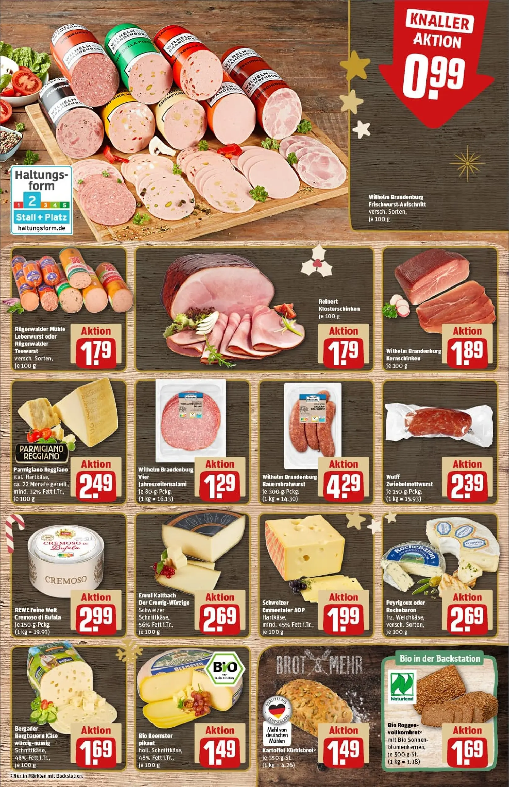 REWE Prospekt ab 01.12.2025 zum Blättern » Angebote | Seite: 11 | Produkte: Toast, Serrano schinken, Schinken, Raclette