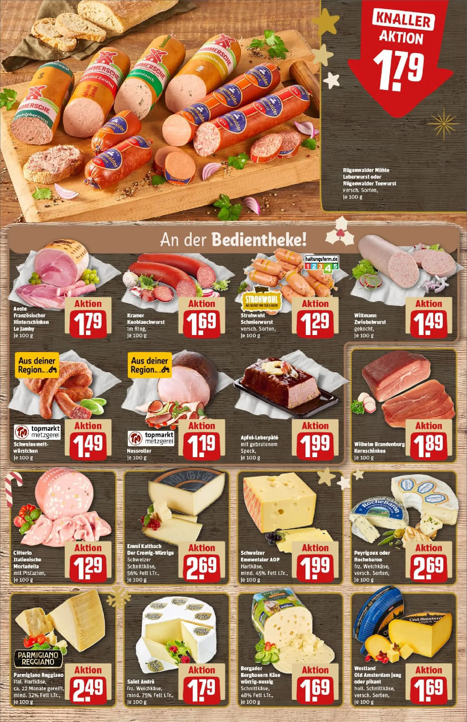REWE Prospekt ab 01.12.2025 zum Blättern » Angebote | Seite: 9 | Produkte: Mühle, Käse, Äpfel