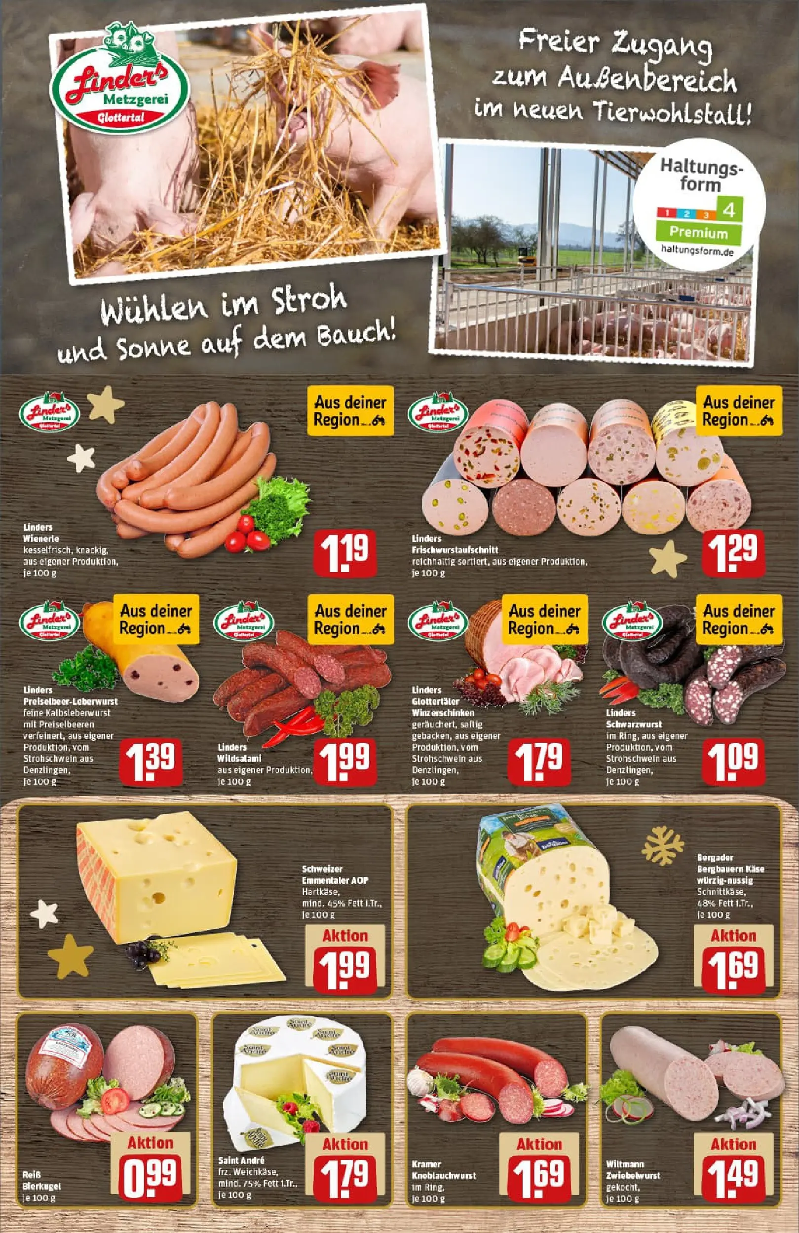 REWE Prospekt ab 01.12.2025 zum Blättern » Angebote | Seite: 9 | Produkte: Käse