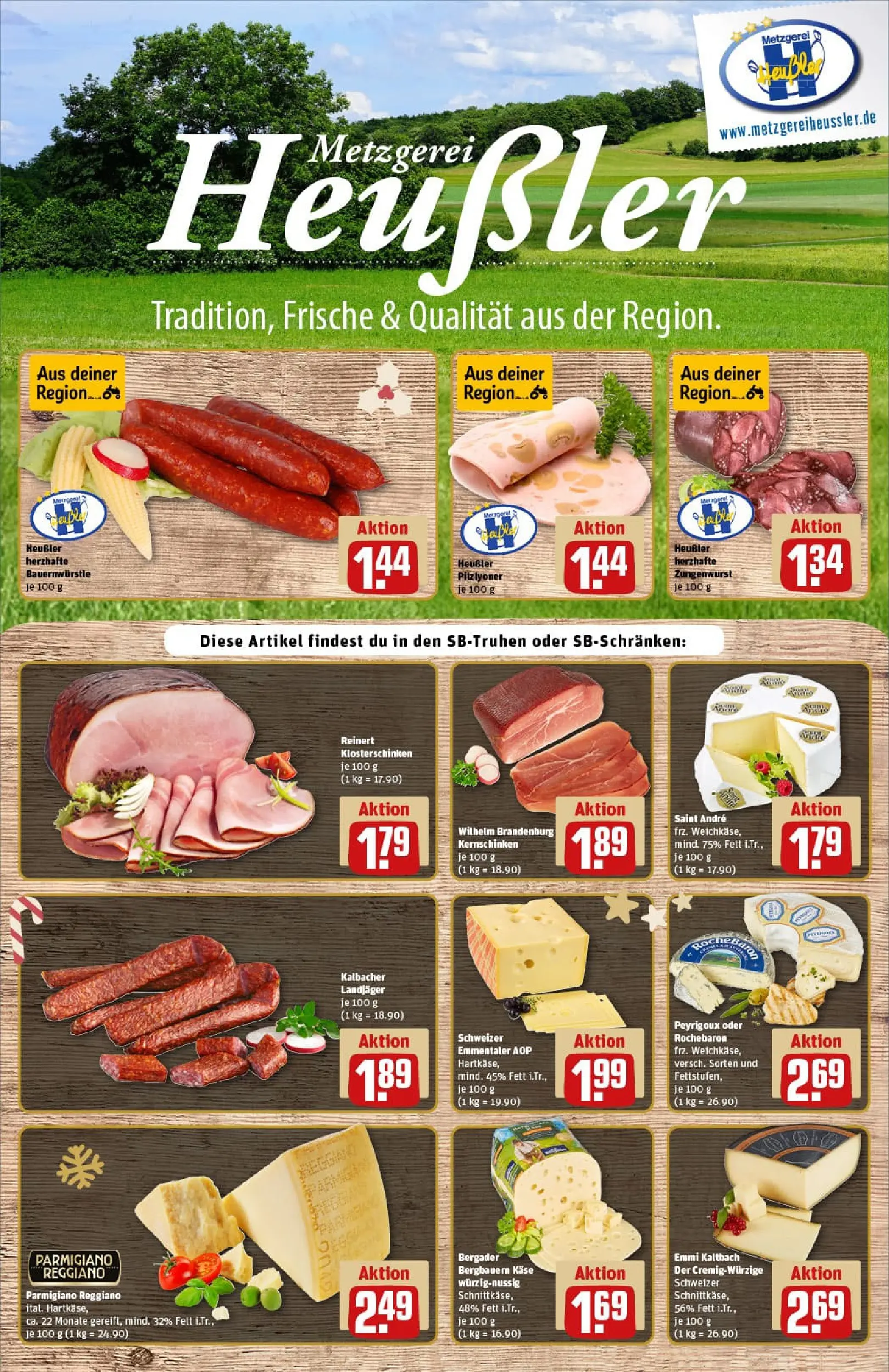 REWE Prospekt ab 01.12.2025 zum Blättern » Angebote | Seite: 9 | Produkte: Käse
