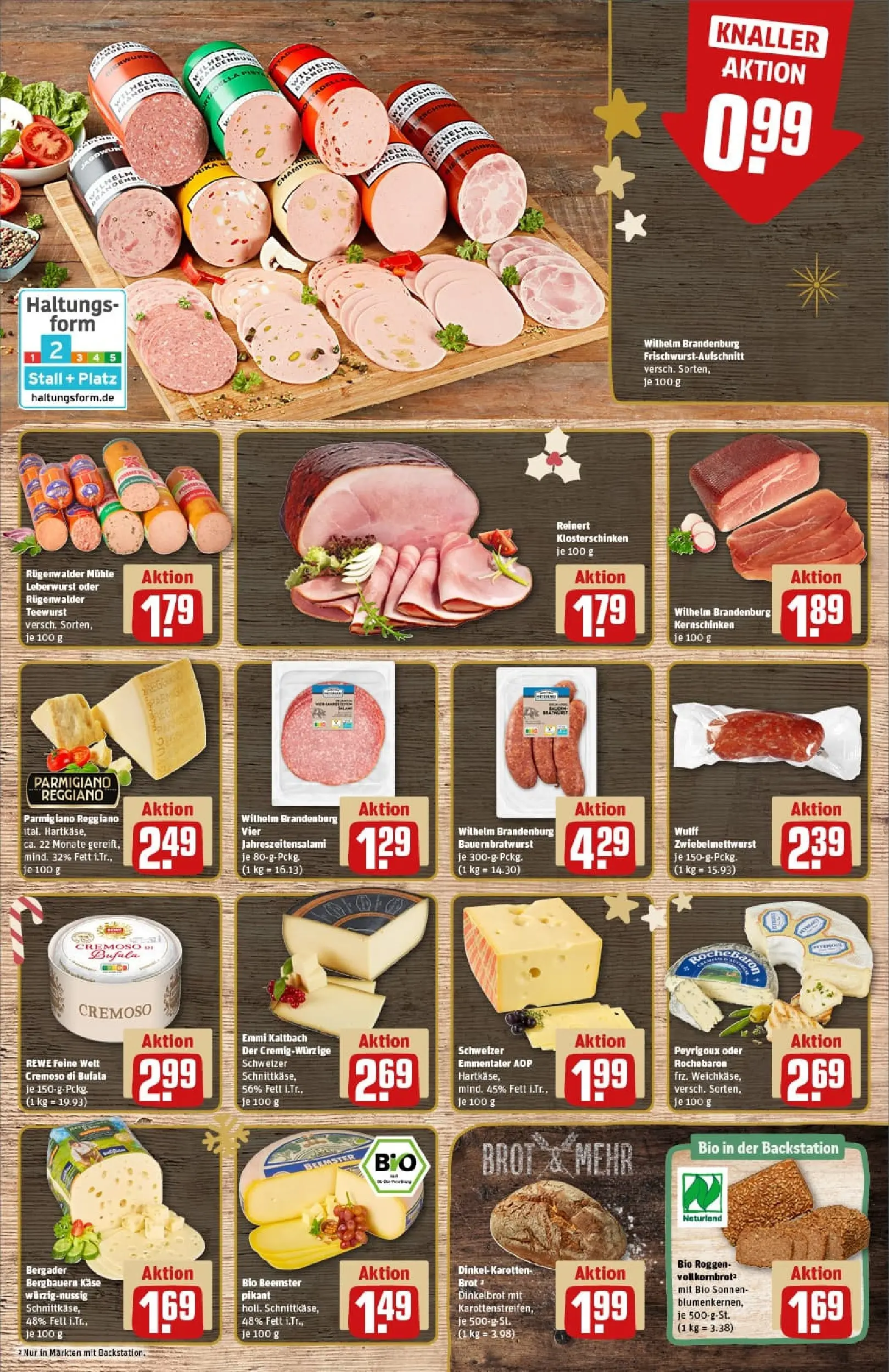 REWE Prospekt ab 01.12.2025 zum Blättern » Angebote | Seite: 11 | Produkte: Butter, Wurst, Schinken, Raclette