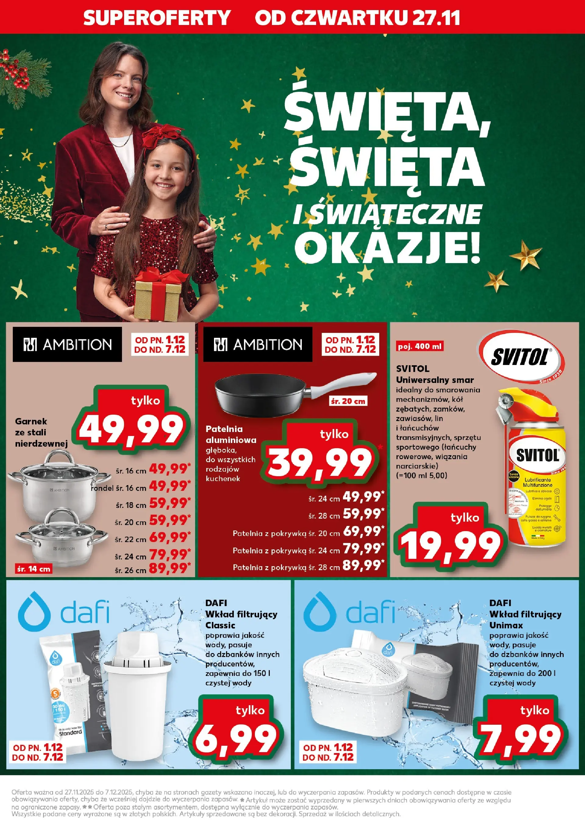 Kaufland gazetka od 27.11.2025 - od jutra PDF | Strona: 62 | Produkty: Garnek, Patelnia
