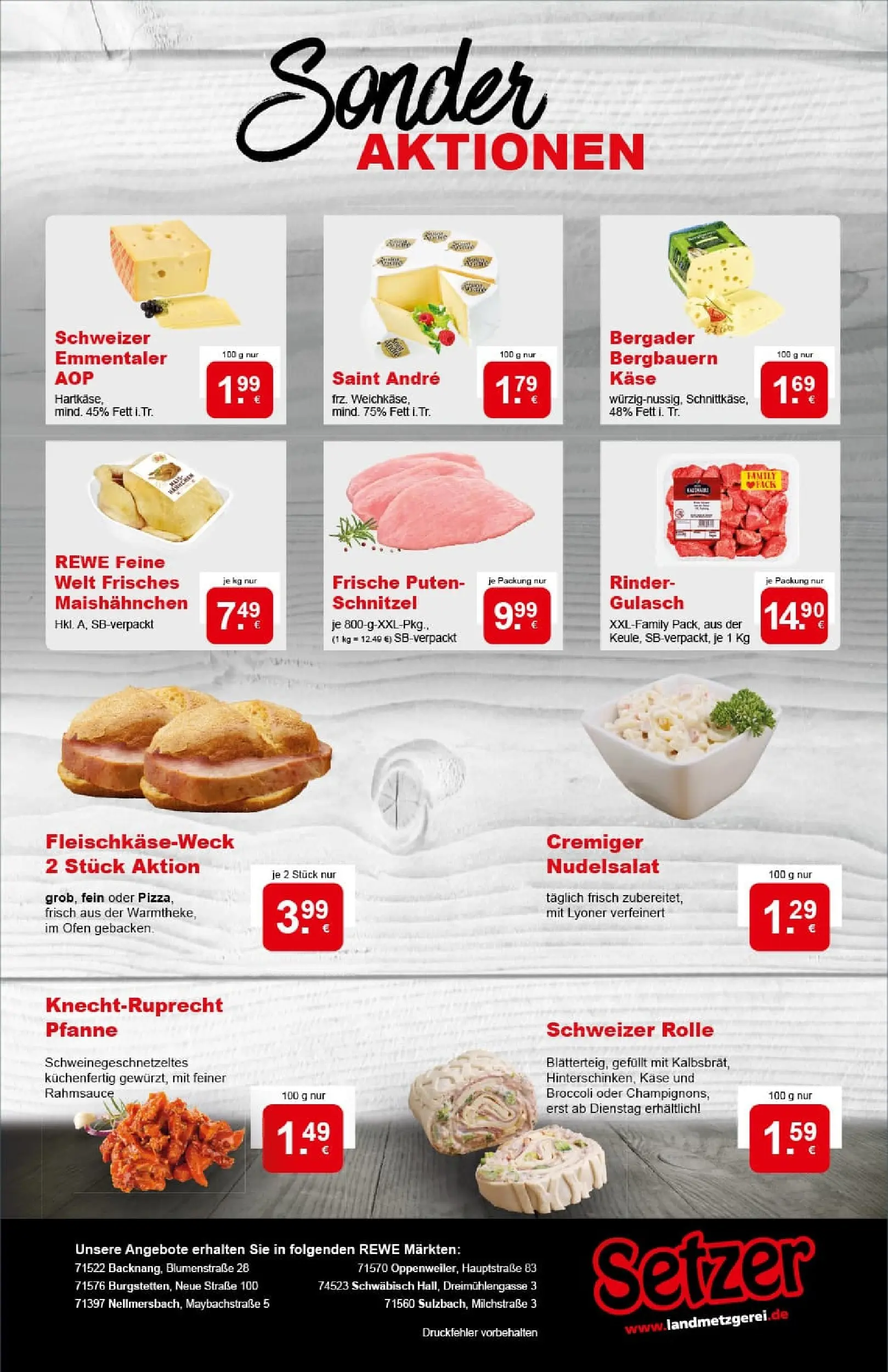 REWE Prospekt ab 01.12.2025 zum Blättern » Angebote | Seite: 11 | Produkte: Bifi, Wurst, Salami, Schafskase