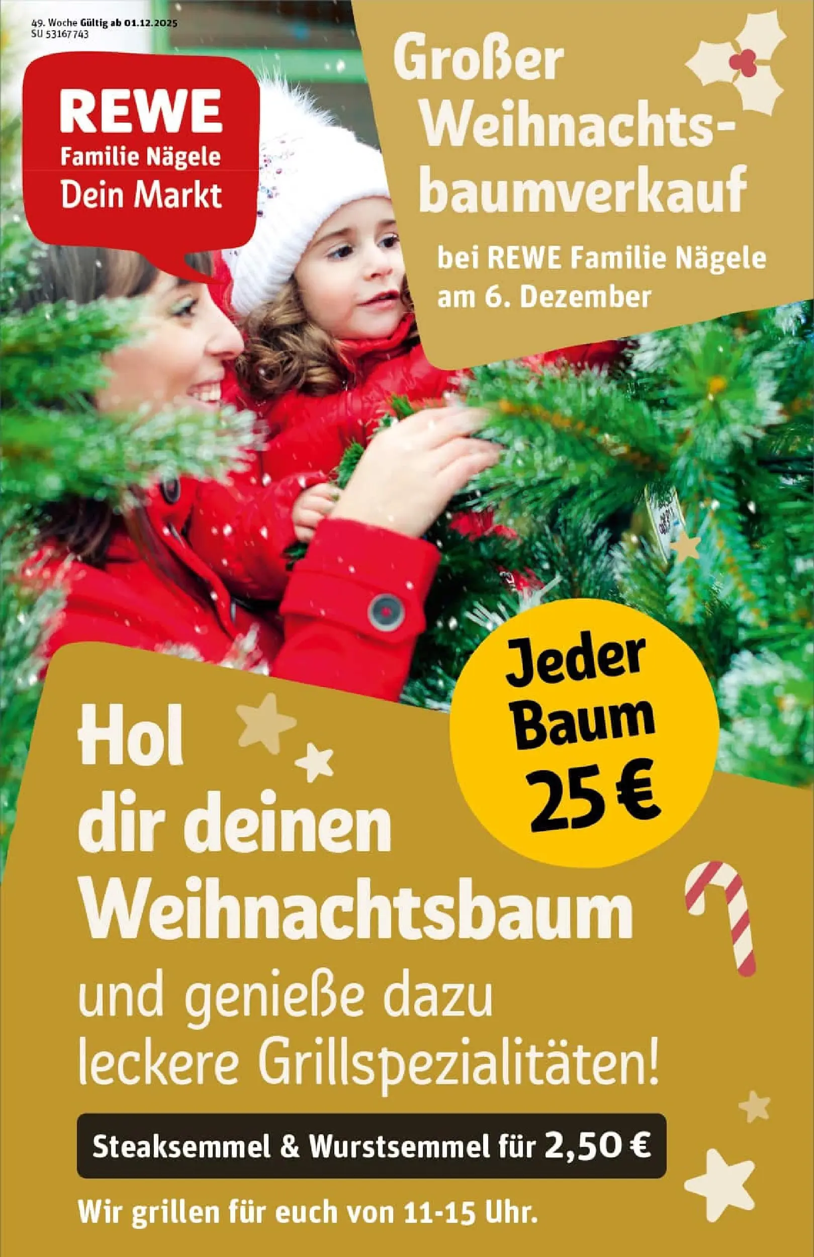 REWE Prospekt ab 01.12.2025 zum Blättern » Angebote | Seite: 1