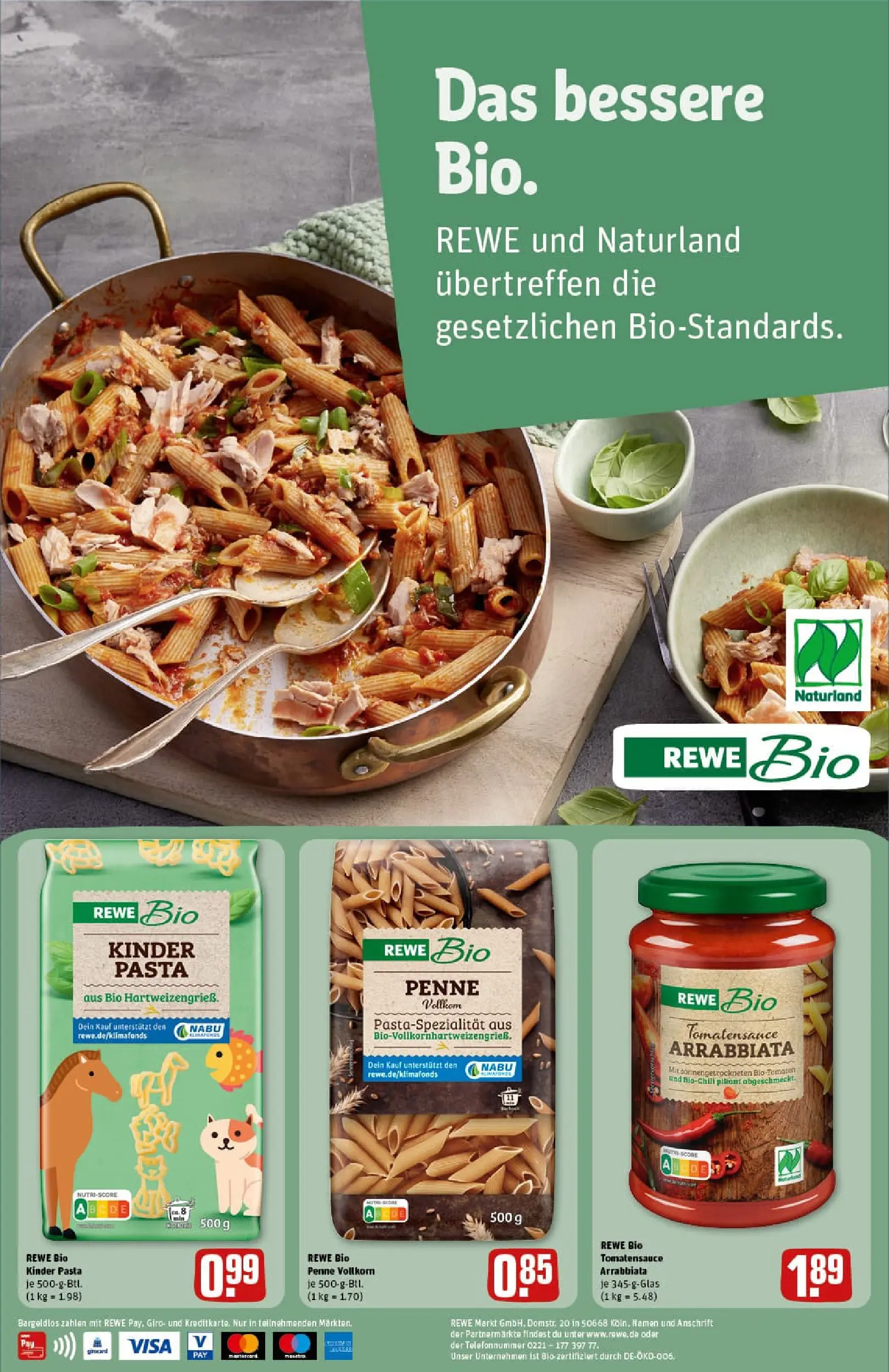 REWE Prospekt ab 01.12.2025 zum Blättern » Angebote | Seite: 2 | Produkte: Pasta