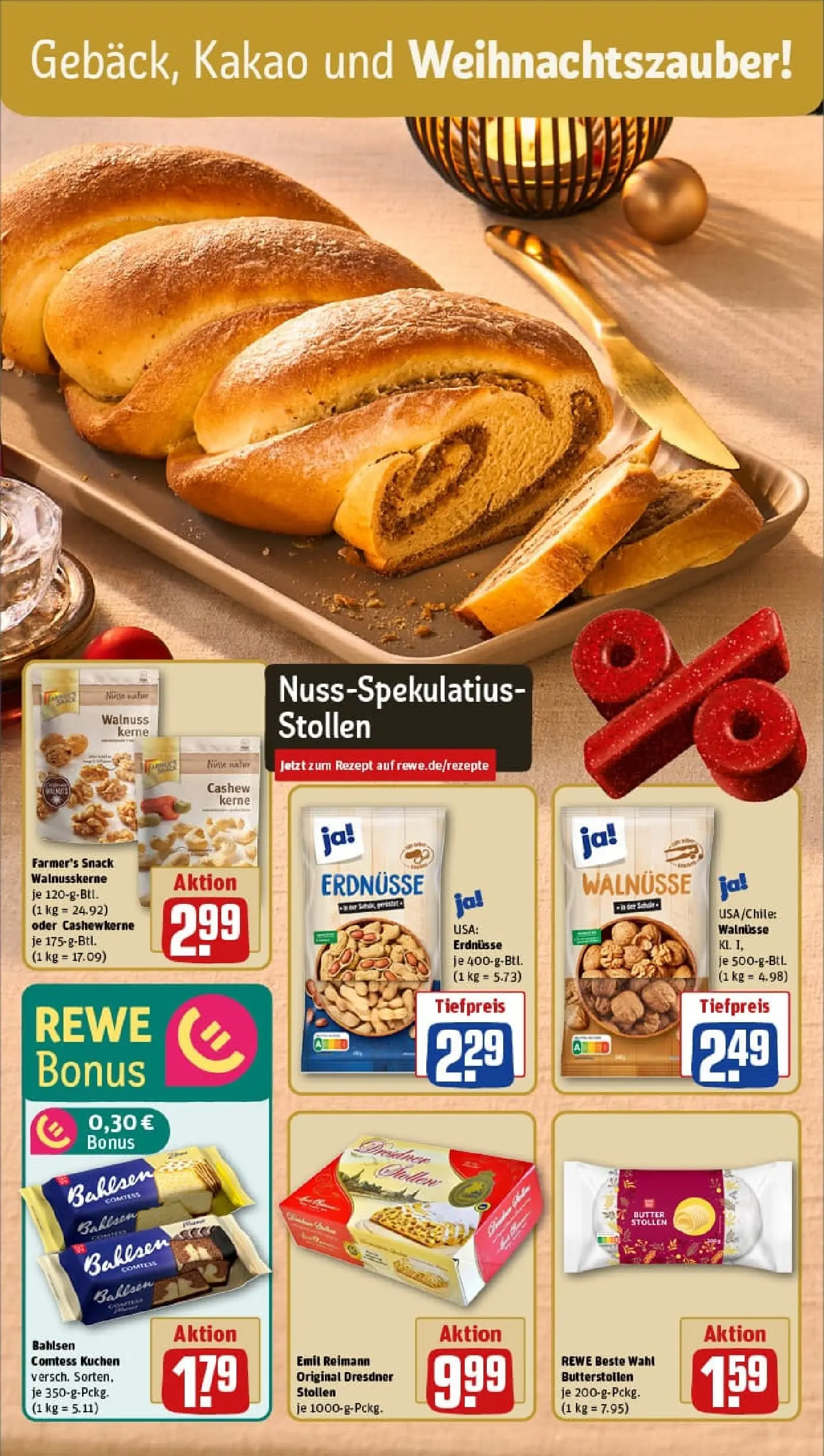 REWE Prospekt ab 01.12.2025 zum Blättern » Angebote | Seite: 8 | Produkte: Avocado, Knoblauch, Kaki, Saft
