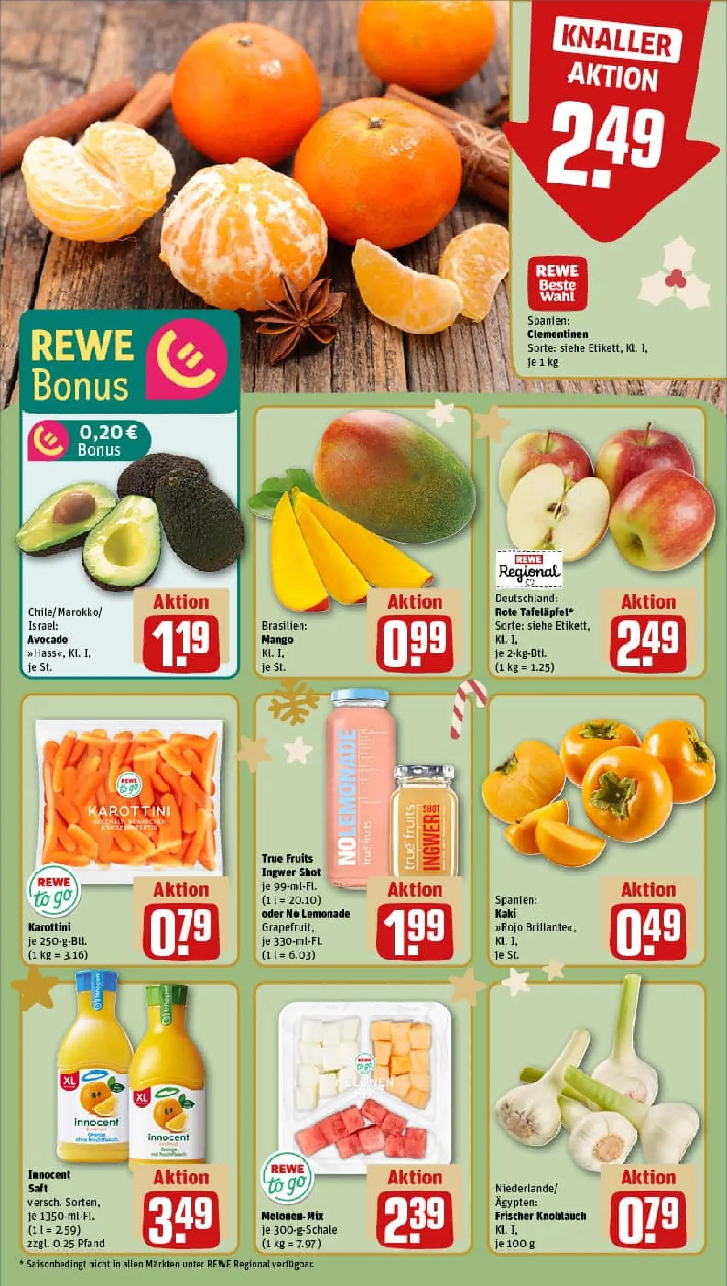 REWE Prospekt ab 01.12.2025 zum Blättern » Angebote | Seite: 10 | Produkte: Mühle, Schweinenacken, Roastbeef, Salami