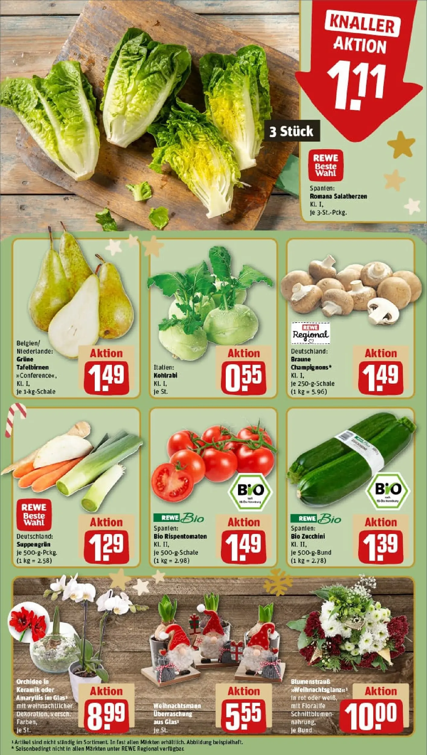 REWE Prospekt ab 01.12.2025 zum Blättern » Angebote | Seite: 11 | Produkte: Bifi, Exquisa, Salakis, Schinken