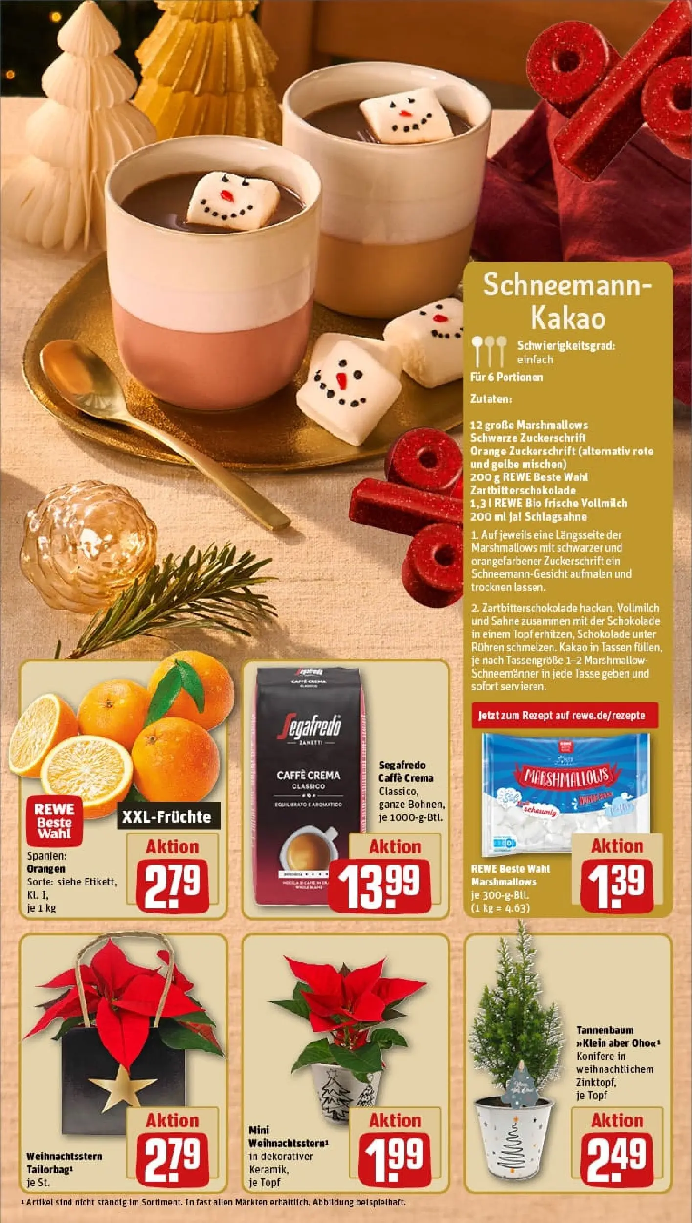 REWE Prospekt ab 01.12.2025 zum Blättern » Angebote | Seite: 9 | Produkte: Orchidee, Kohlrabi, Tomaten, Champignons
