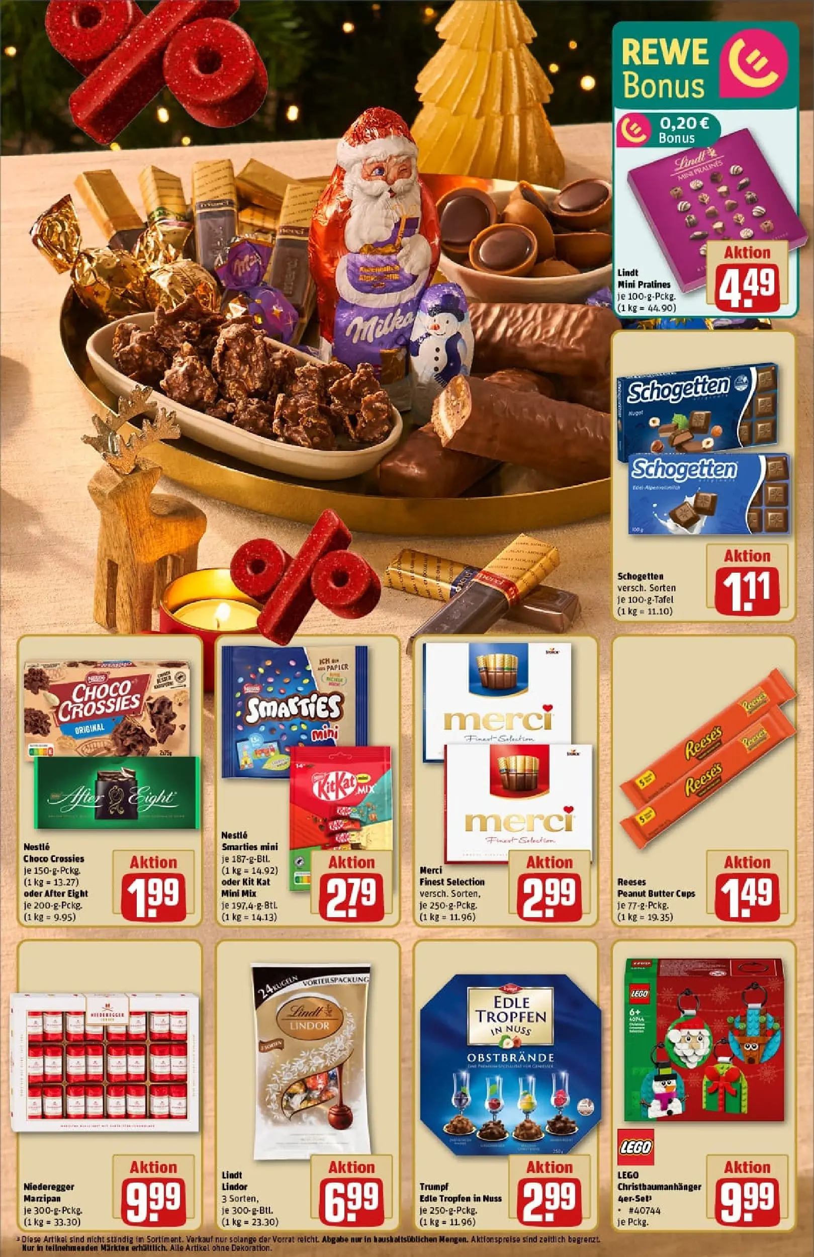 REWE Prospekt ab 01.12.2025 zum Blättern » Angebote | Seite: 7 | Produkte: Schlagsahne, Ritter sport, Toffifee, Knoppers