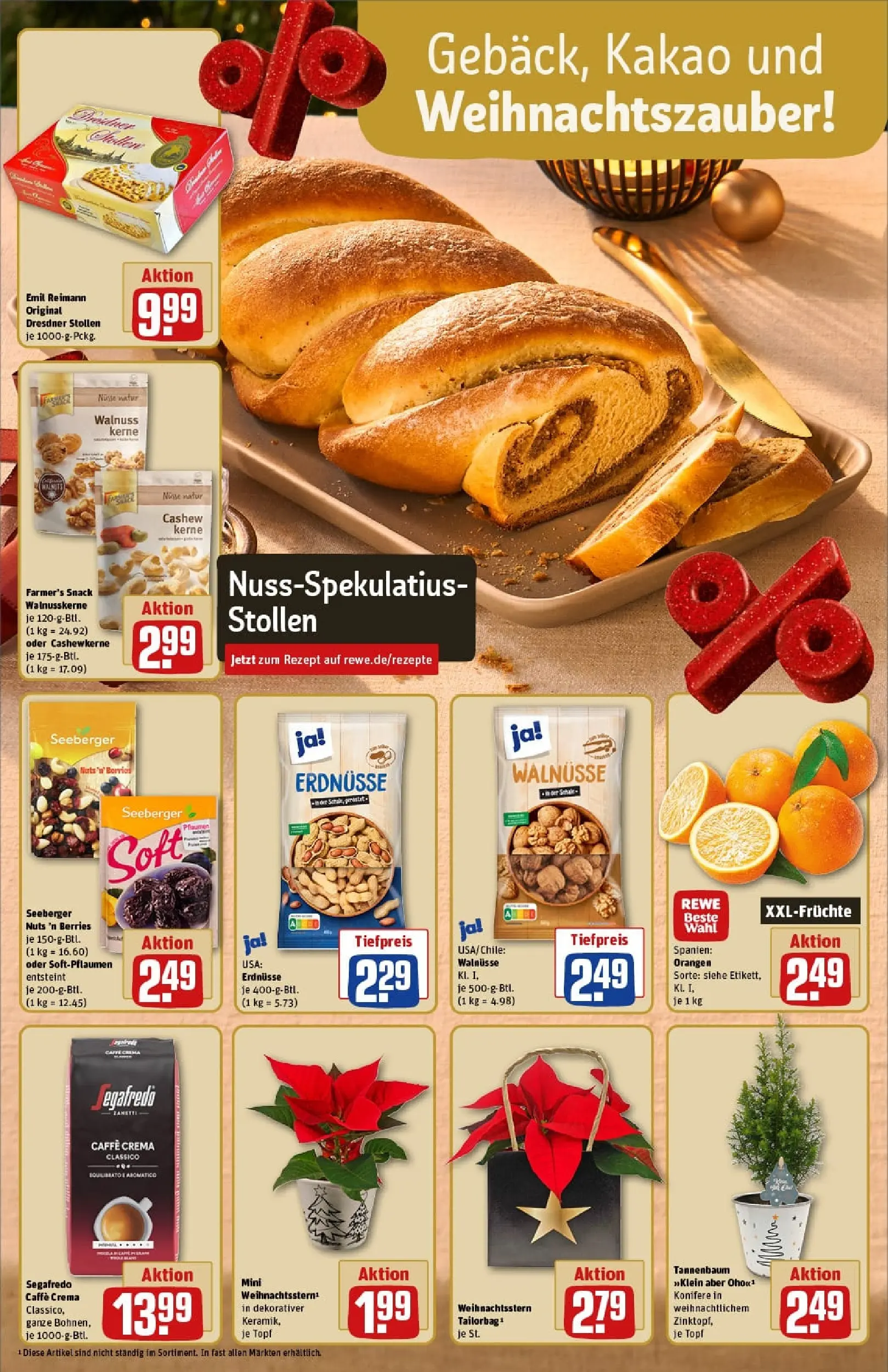 REWE Prospekt ab 01.12.2025 zum Blättern » Angebote | Seite: 8 | Produkte: Grapefruit, Mango, Knoblauch, Zucchini
