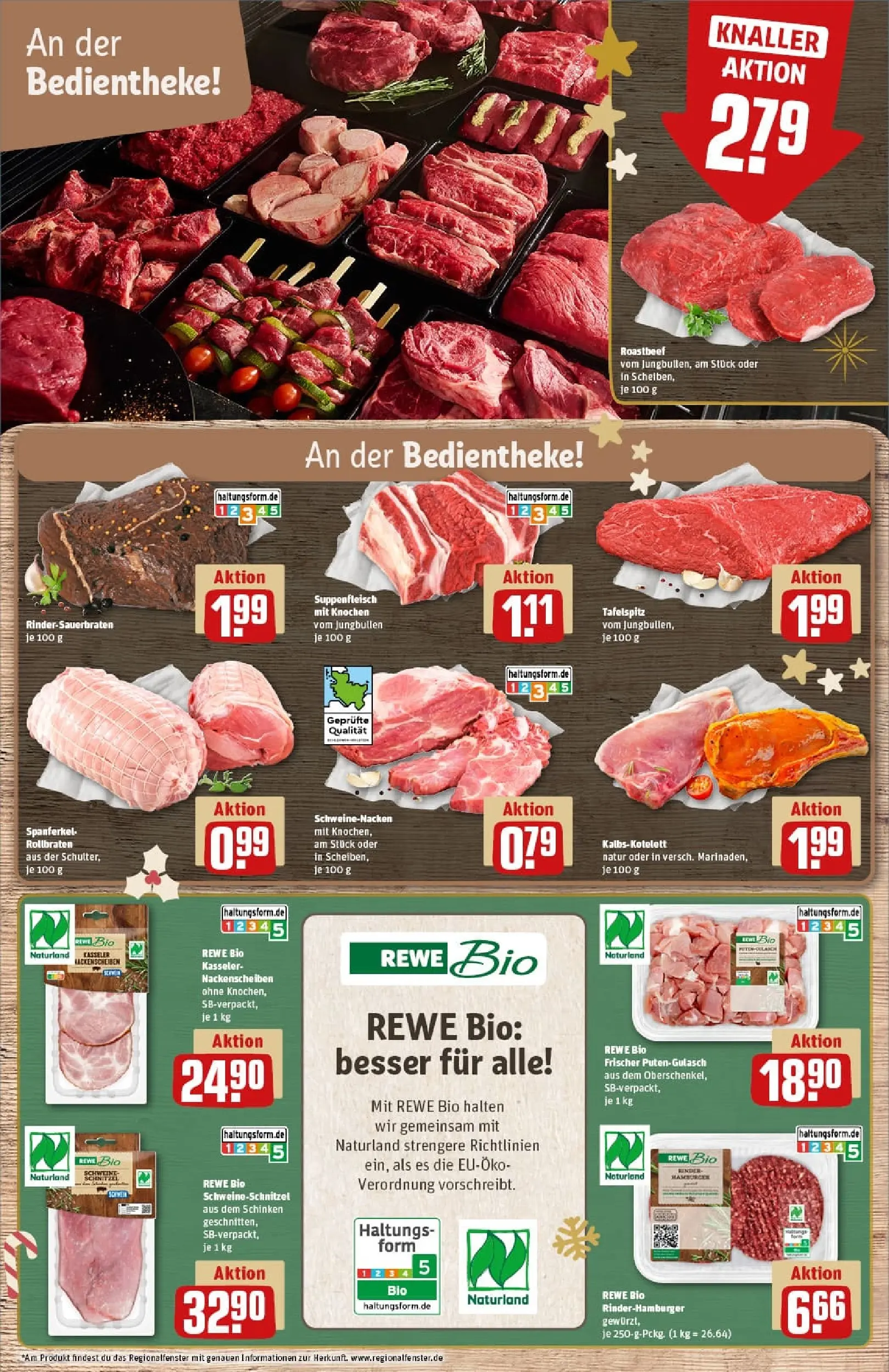 REWE Prospekt ab 01.12.2025 zum Blättern » Angebote | Seite: 13 | Produkte: Käse, Toast, Brot