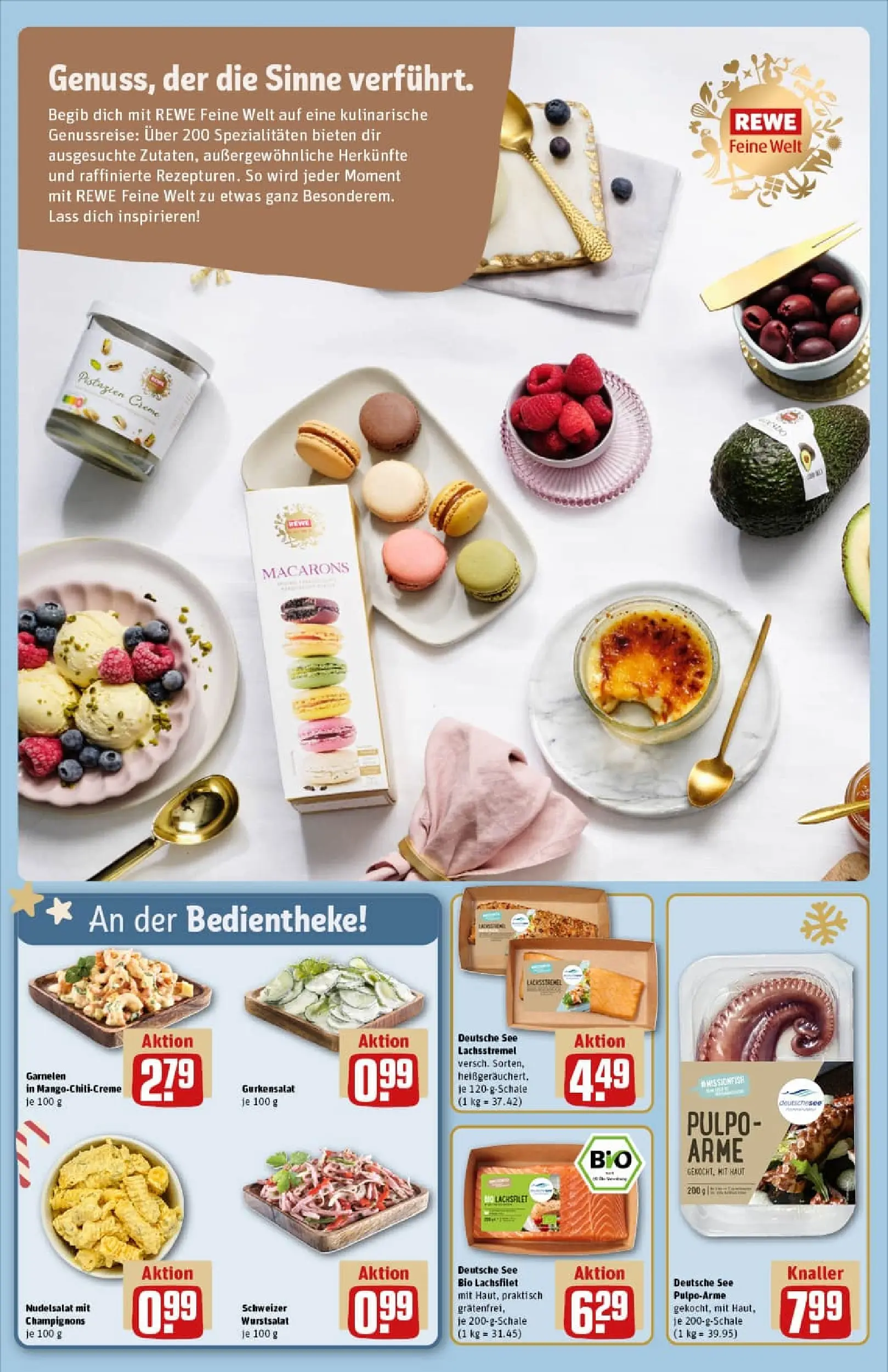 REWE Prospekt ab 01.12.2025 zum Blättern » Angebote | Seite: 11 | Produkte: Rindergulasch, Schnitzel, Roastbeef, Steak