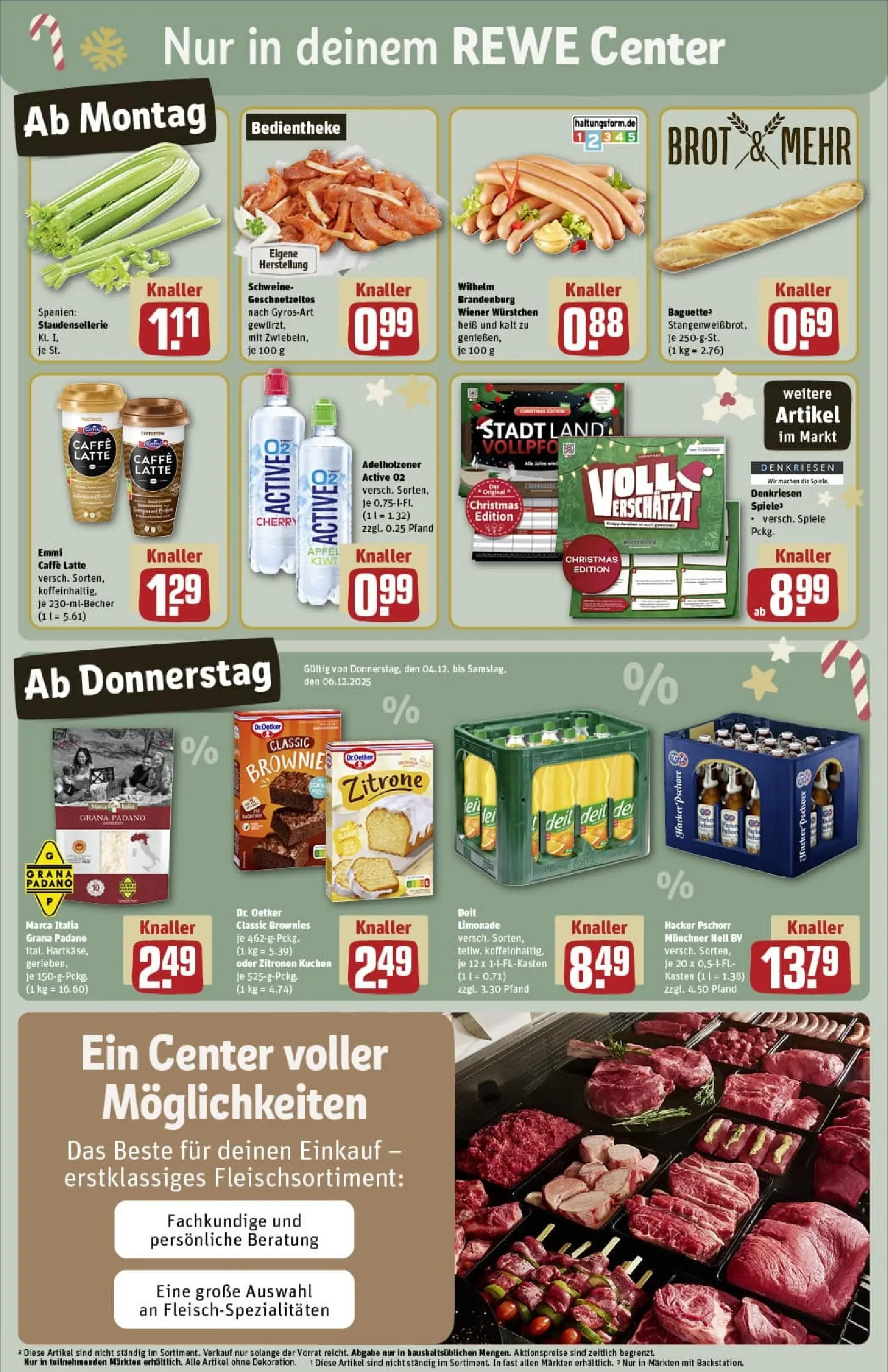 REWE Prospekt ab 01.12.2025 zum Blättern » Angebote | Seite: 5 | Produkte: Smarties, Milka, Schogetten, Lindt