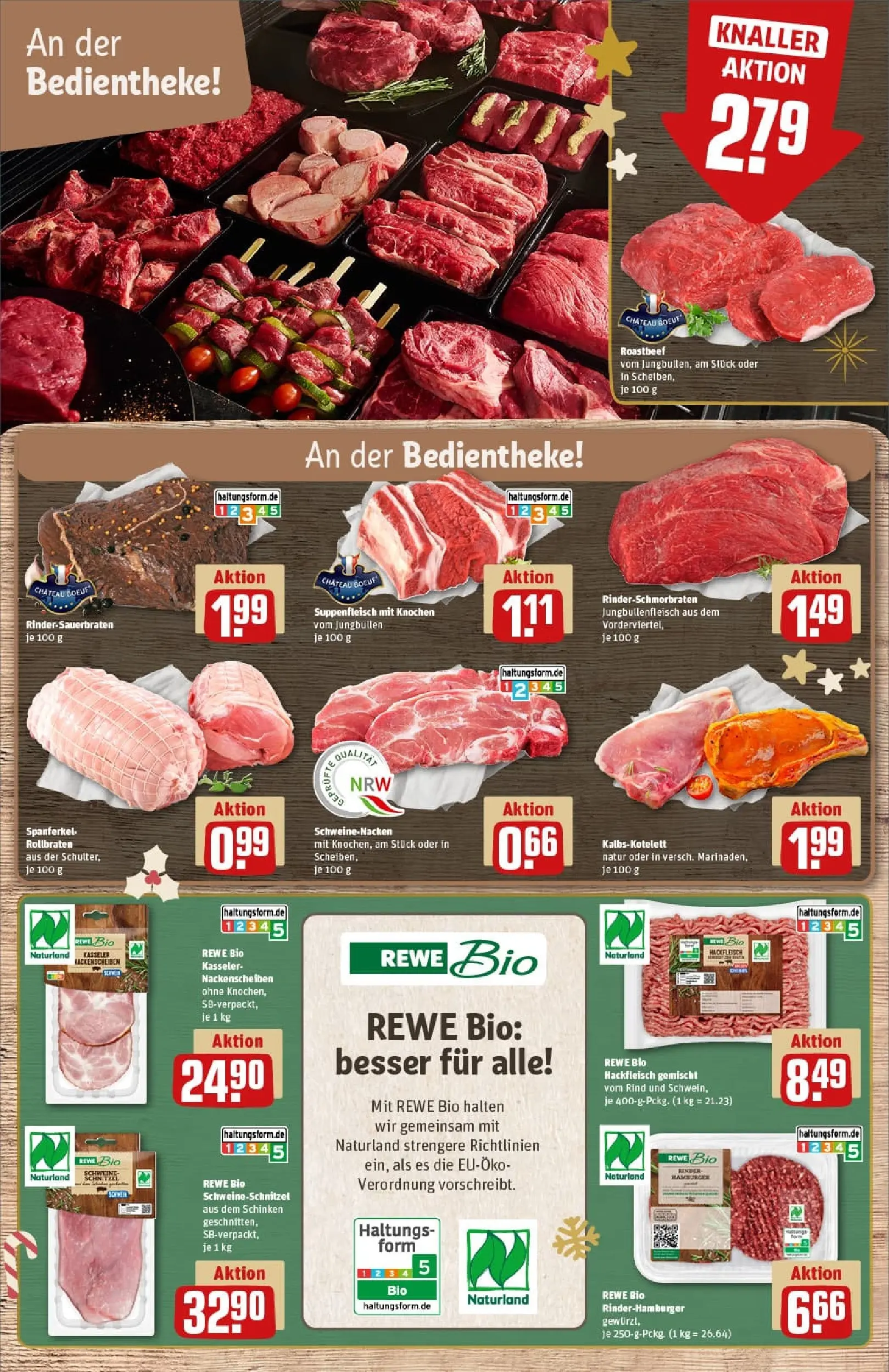 REWE Prospekt ab 01.12.2025 zum Blättern » Angebote | Seite: 13 | Produkte: Käse, Toast, Brot