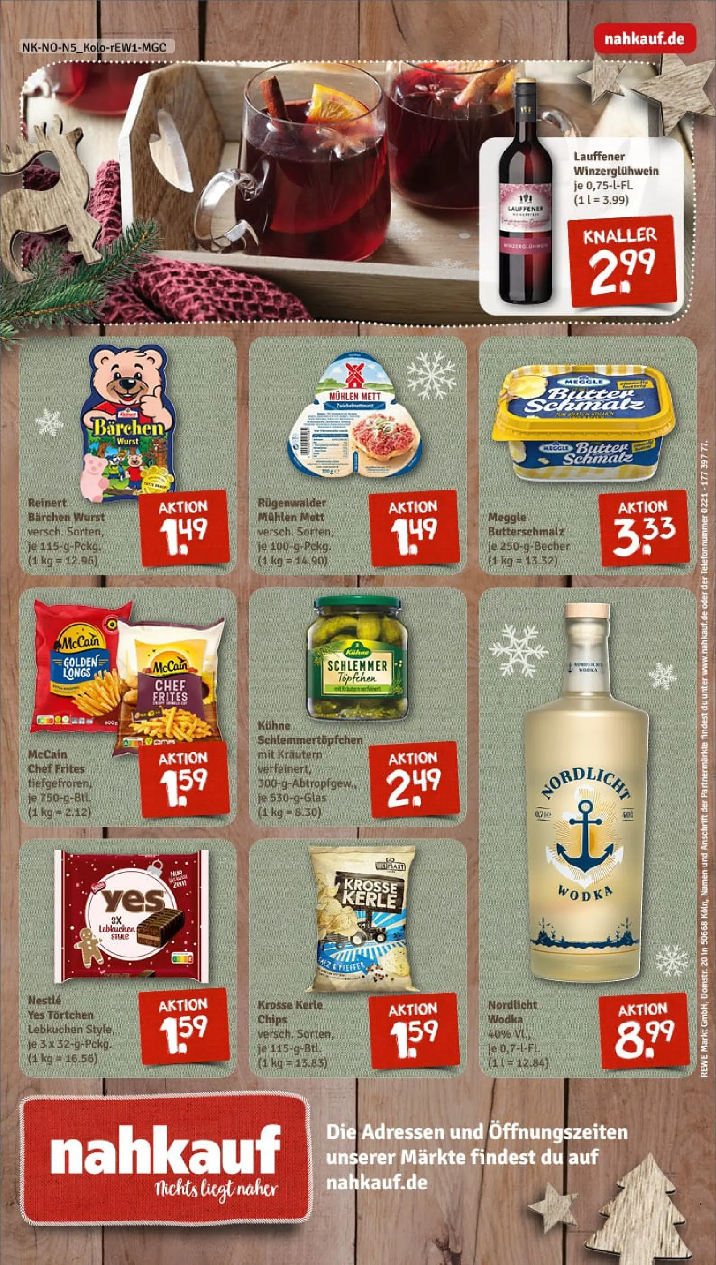 REWE Prospekt ab 01.12.2025 zum Blättern » Angebote | Seite: 12 | Produkte: McCain, Vodka, Chips, Wodka