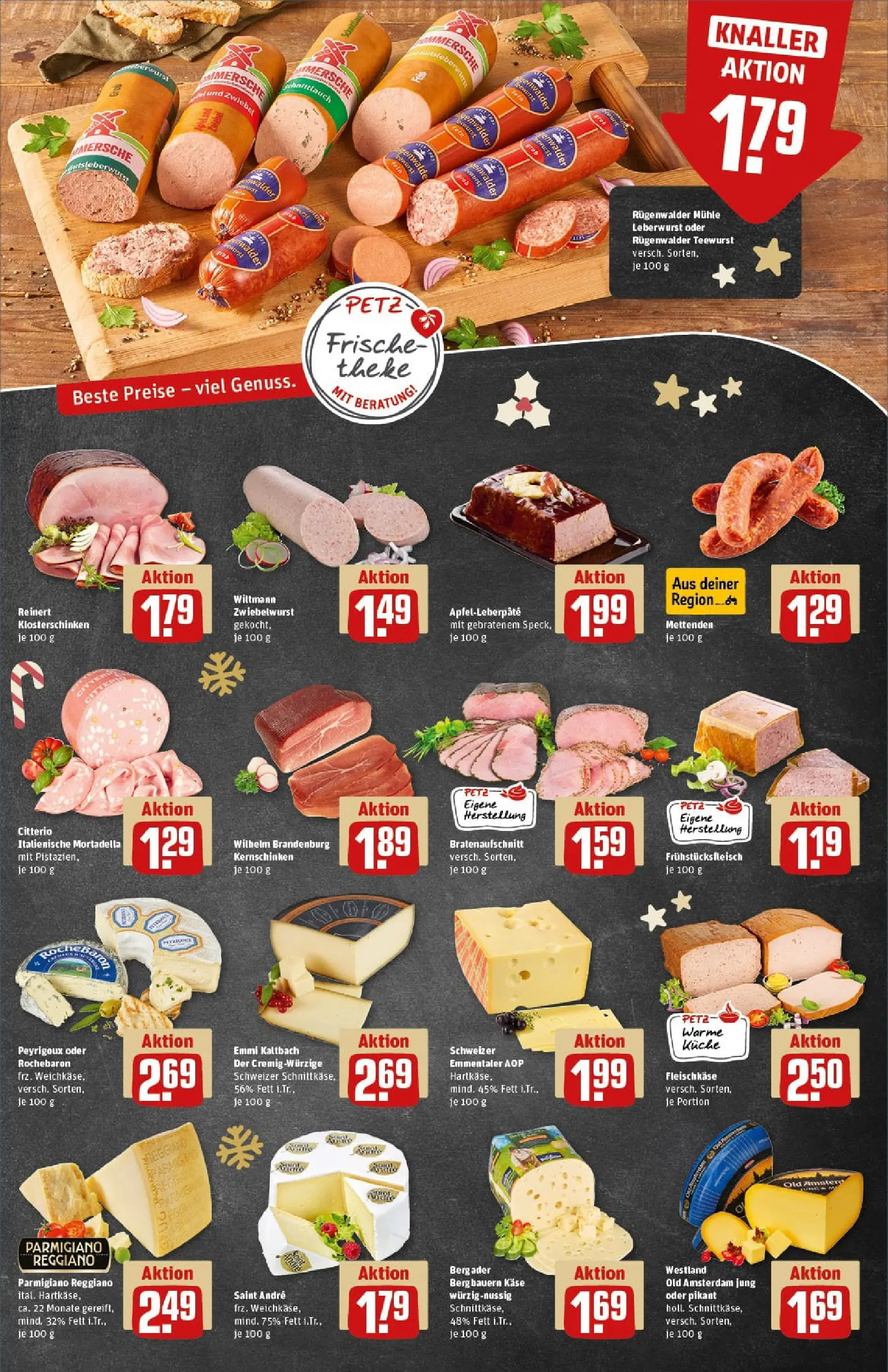 REWE Prospekt ab 01.12.2025 zum Blättern » Angebote | Seite: 9 | Produkte: Mühle, Käse, Theke, Küche