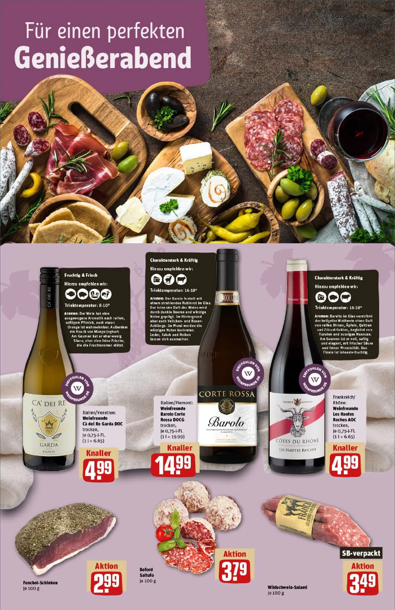 REWE Prospekt ab 01.12.2025 zum Blättern » Angebote | Seite: 25 | Produkte: Weißwein, Mango, Salami, Schinken