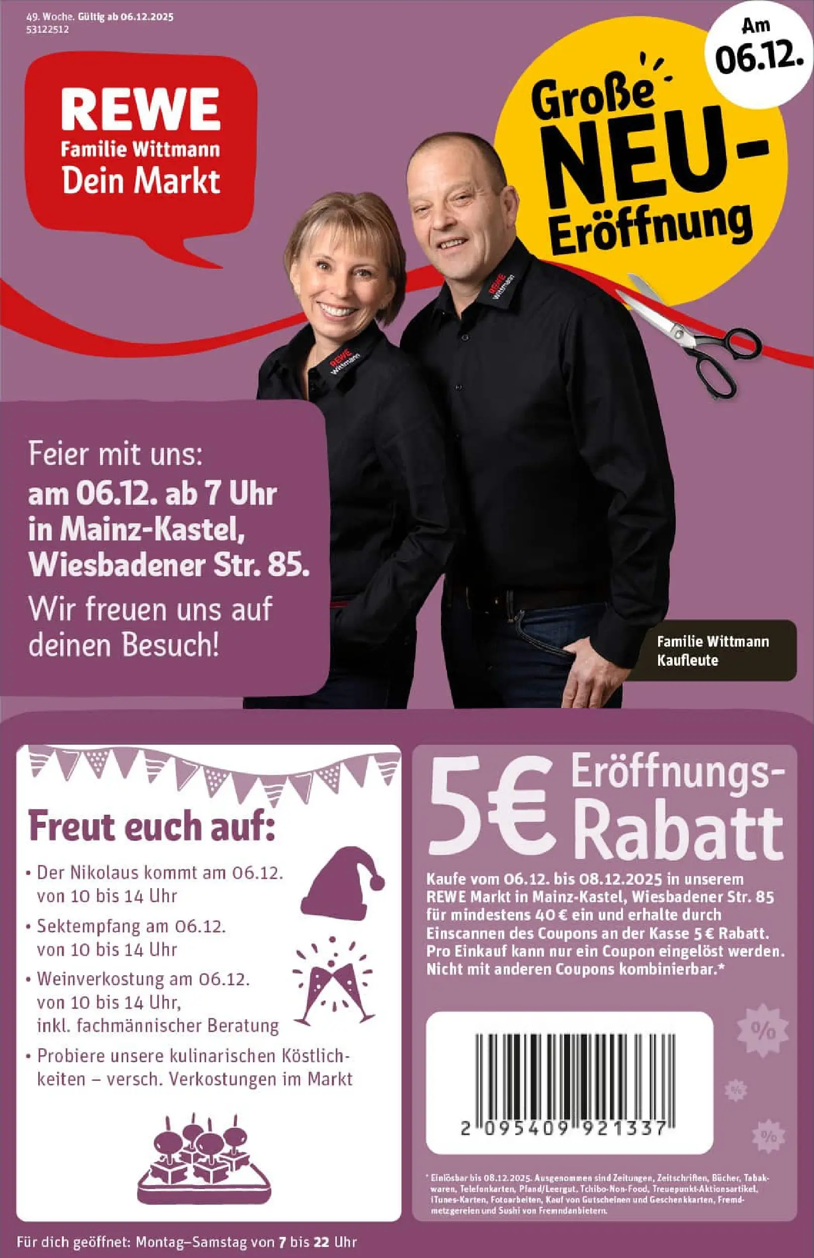 REWE Prospekt ab 01.12.2025 zum Blättern » Angebote | Seite: 1