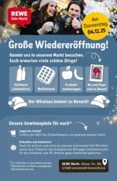 Rewe prospekt Lennestadt / Grevenbrück ab 01.12.2025 gültig Rewe prospekt Lennestadt / Grevenbrück ab 01.12.2025 gültig
