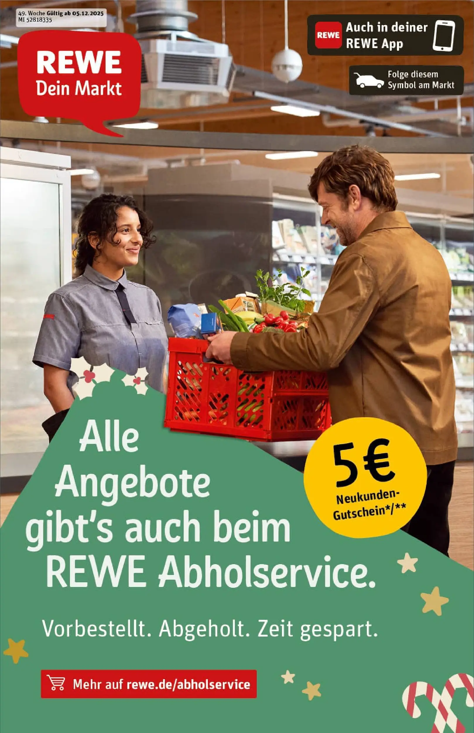 REWE Prospekt ab 01.12.2025 zum Blättern » Angebote | Seite: 1
