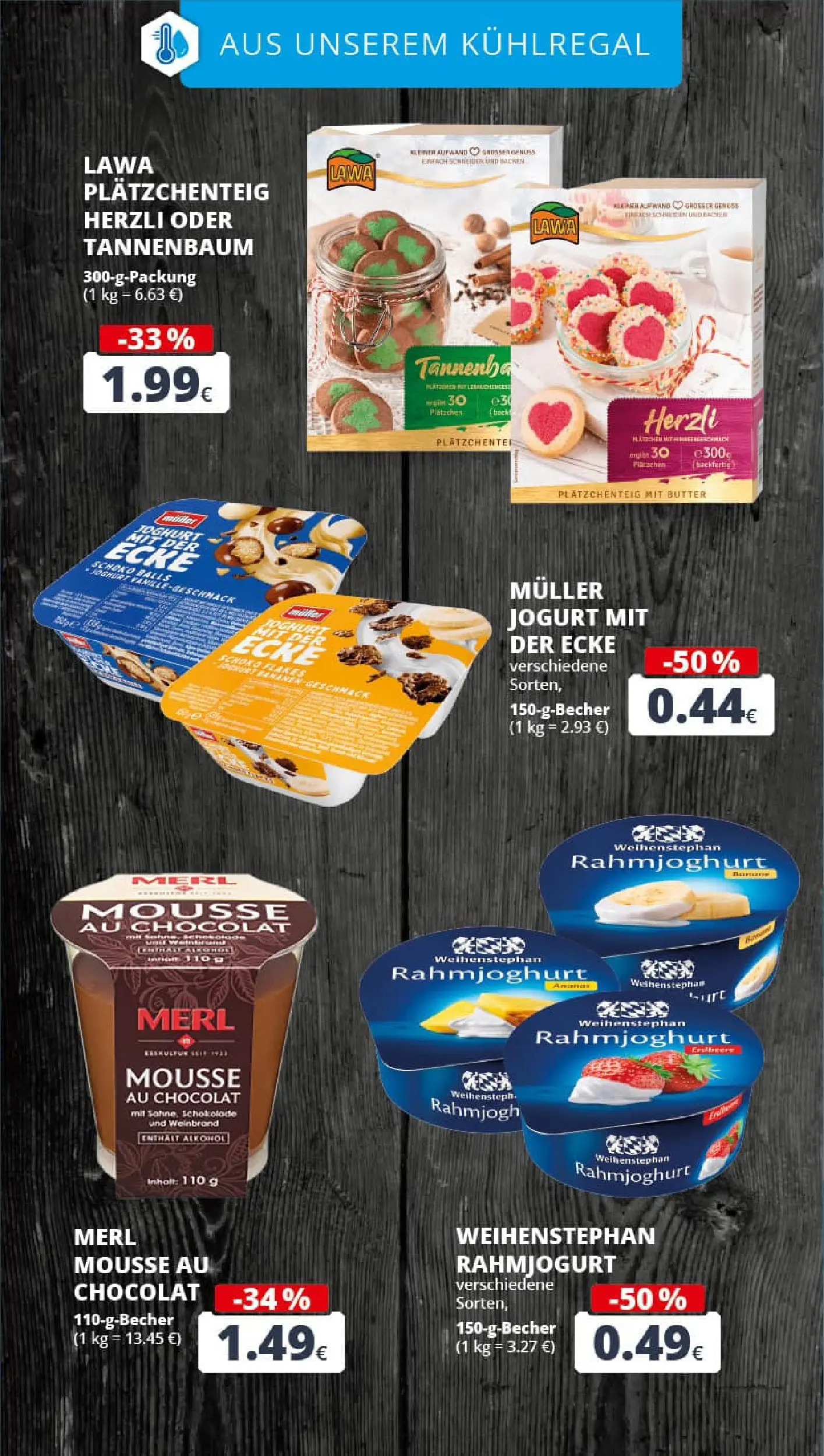 REWE Prospekt ab 01.12.2025 zum Blättern » Angebote | Seite: 16 | Produkte: HP, Merci, Butter, Schokolade