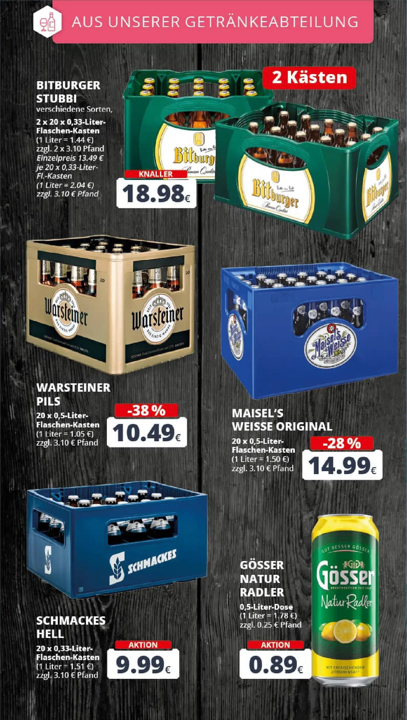 REWE Prospekt ab 01.12.2025 zum Blättern » Angebote | Seite: 20 | Produkte: Bitburger, Pils, Radler, Warsteiner